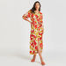 Floral Print Midi Wrap Dress with Long Sleeves and Tie-Up Belt-Dresses-thumbnailMobile-0