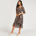 Floral Print Midi Wrap Dress with Short Sleeves and Tie-Up Waist-Dresses-thumbnailMobile-0