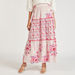 Floral Print Maxi Skirt with Elasticated Waistband-Skirts-thumbnail-0