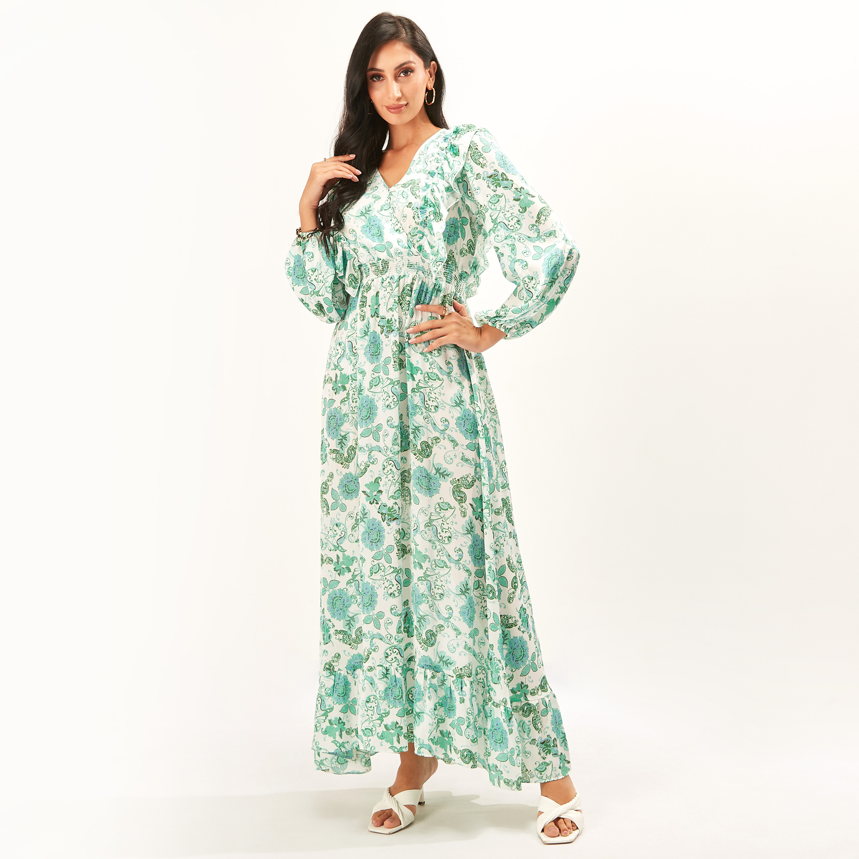 Paisley print hotsell maxi dress