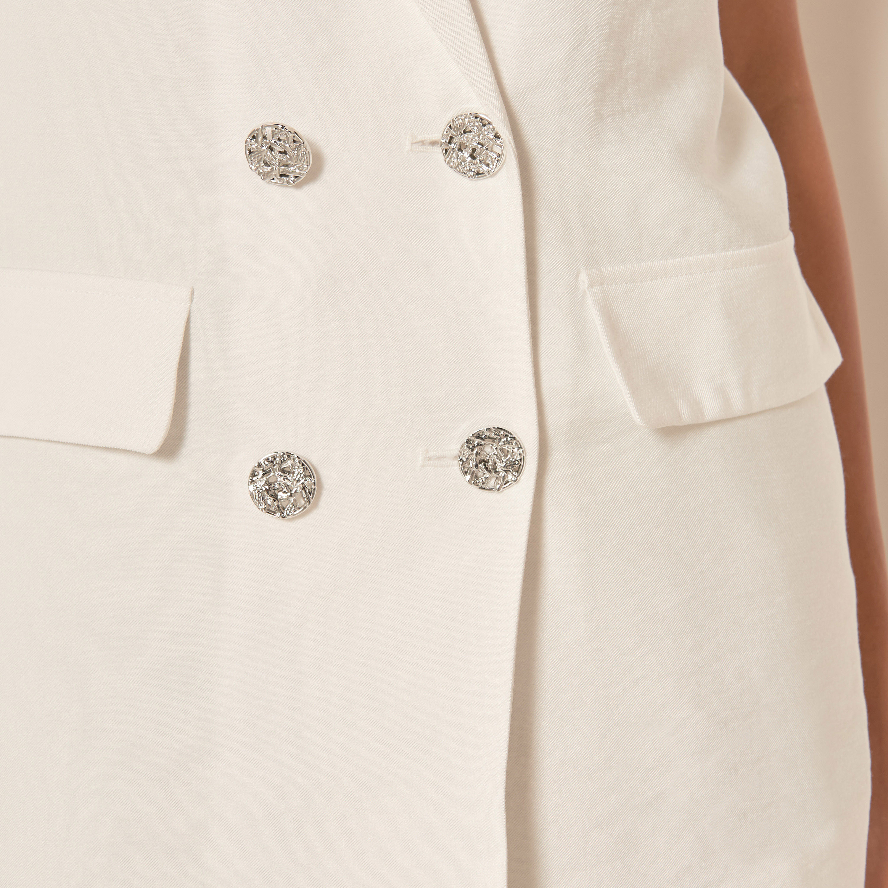 Solid Sleeveless Blazer with Notch Lapel and Button Closure-women-clothing-coatsandjackets-blazers-image-4
