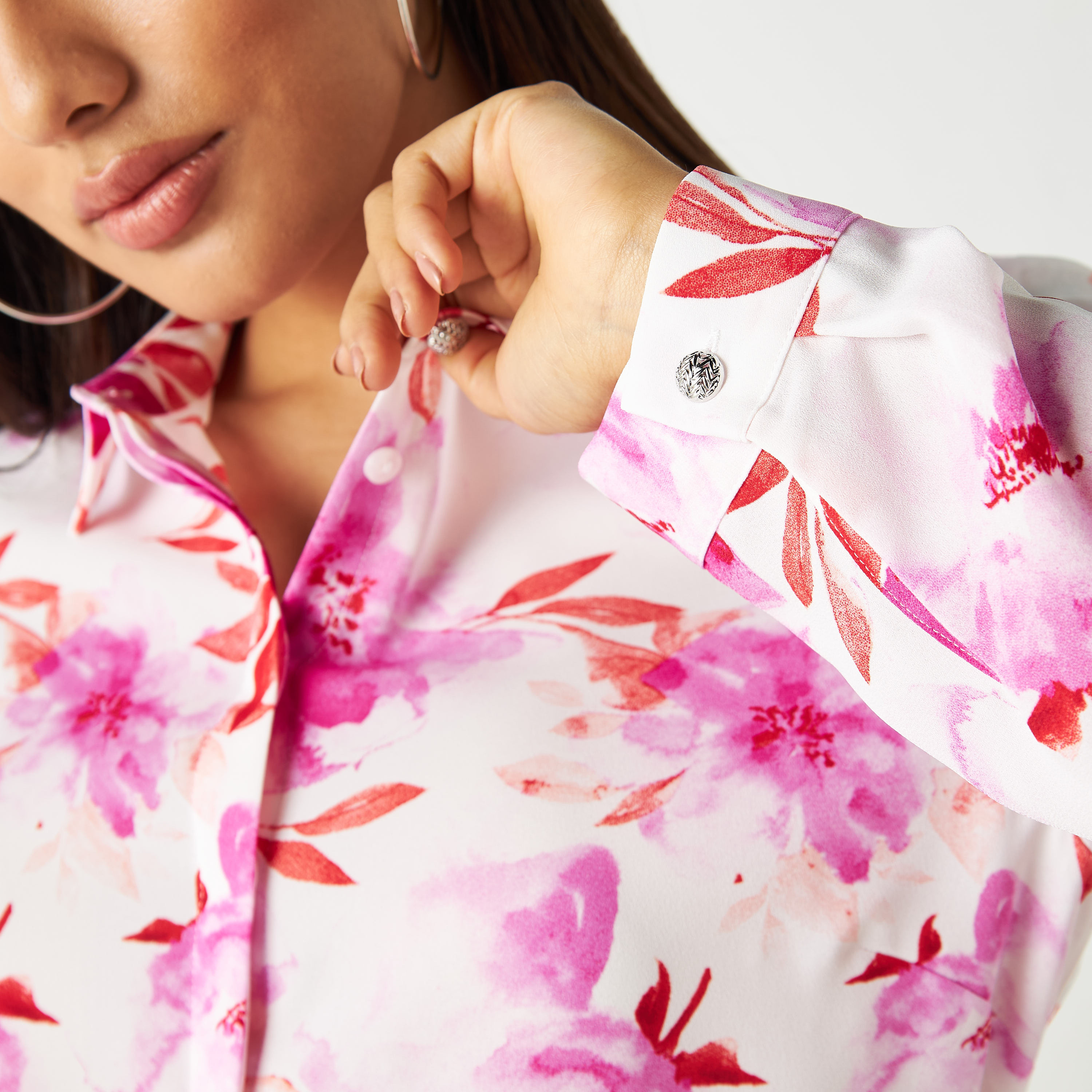 All-Over Floral Print Shirt with Long Sleeves-women-clothing-shirtsandblouses-shirts-image-4