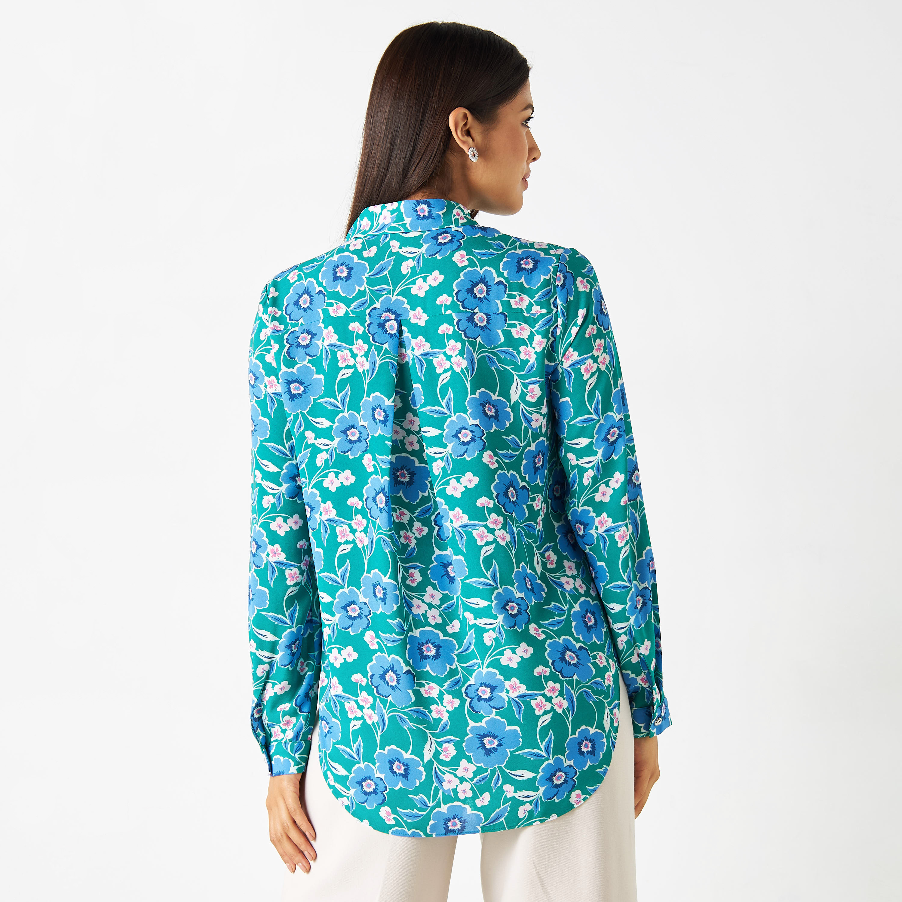 All-Over Floral Print Shirt with Long Sleeves-women-clothing-shirtsandblouses-shirts-image-7