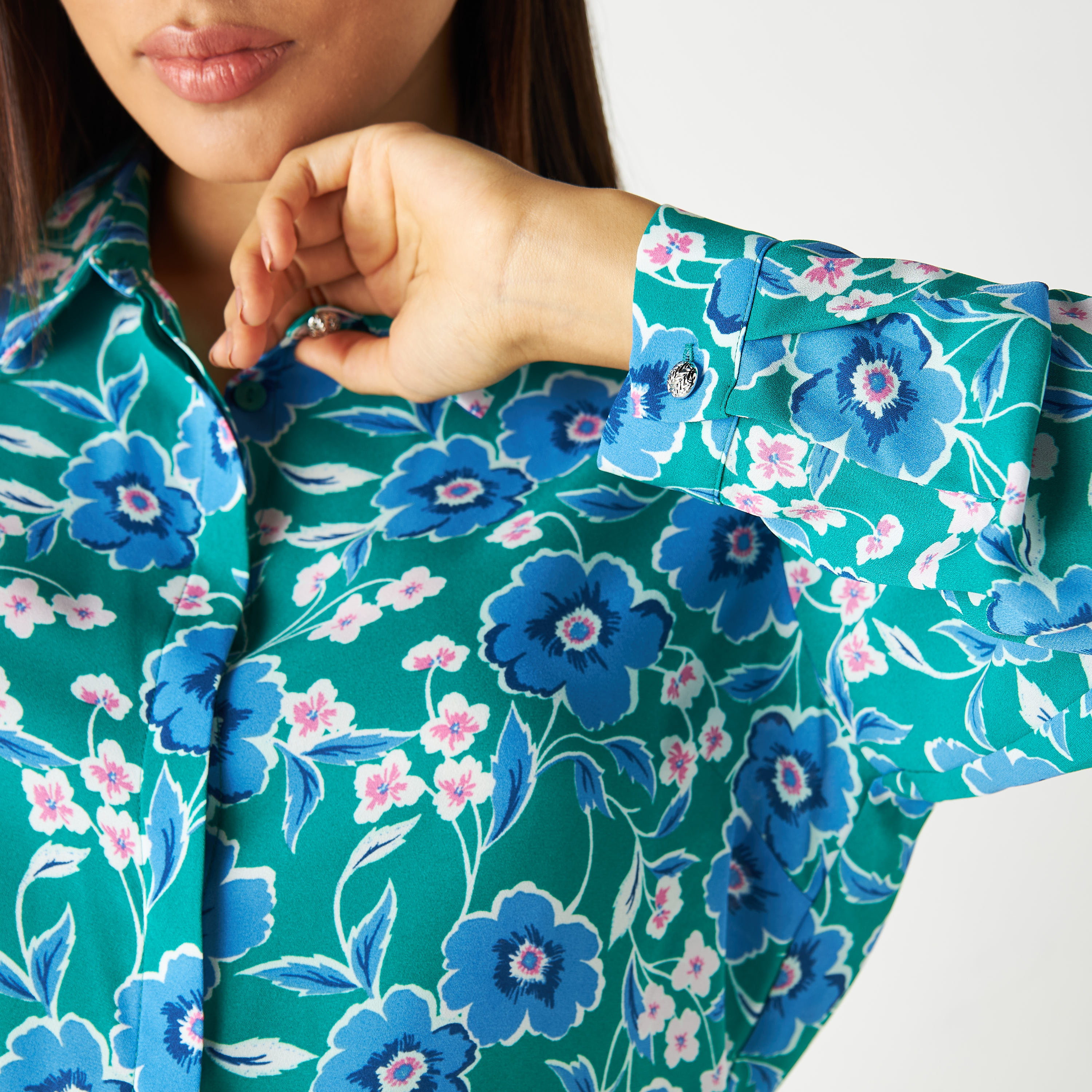 All-Over Floral Print Shirt with Long Sleeves-women-clothing-shirtsandblouses-shirts-image-8