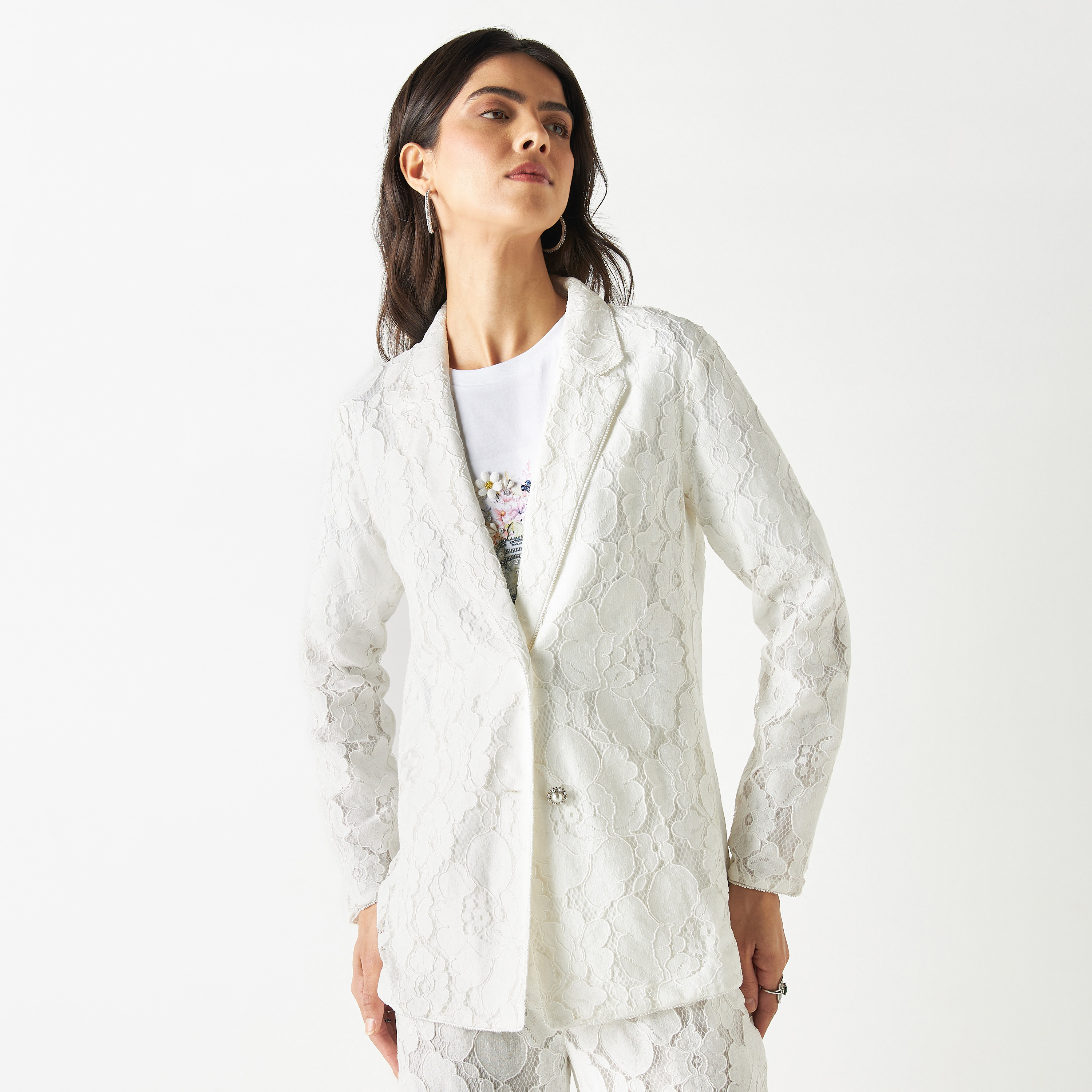 Women's clearance lace blazers