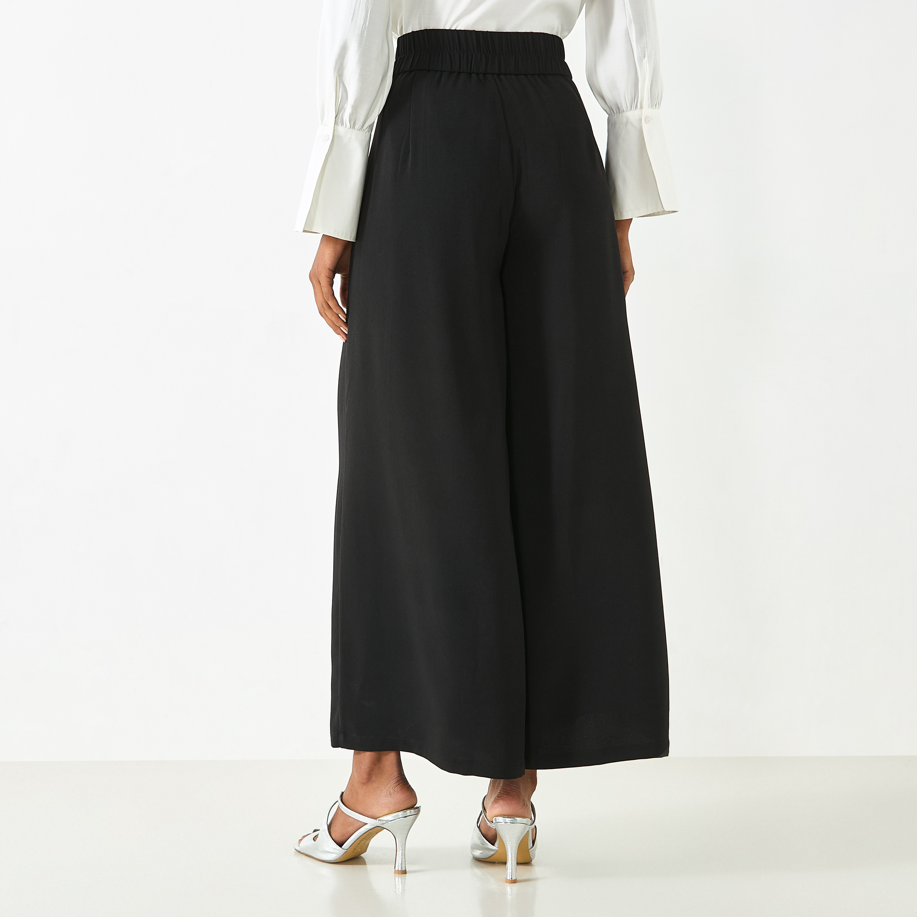 Wide Leg Trousers with Flexi Waist and Pockets-women-clothing-bottoms-trousers-image-3