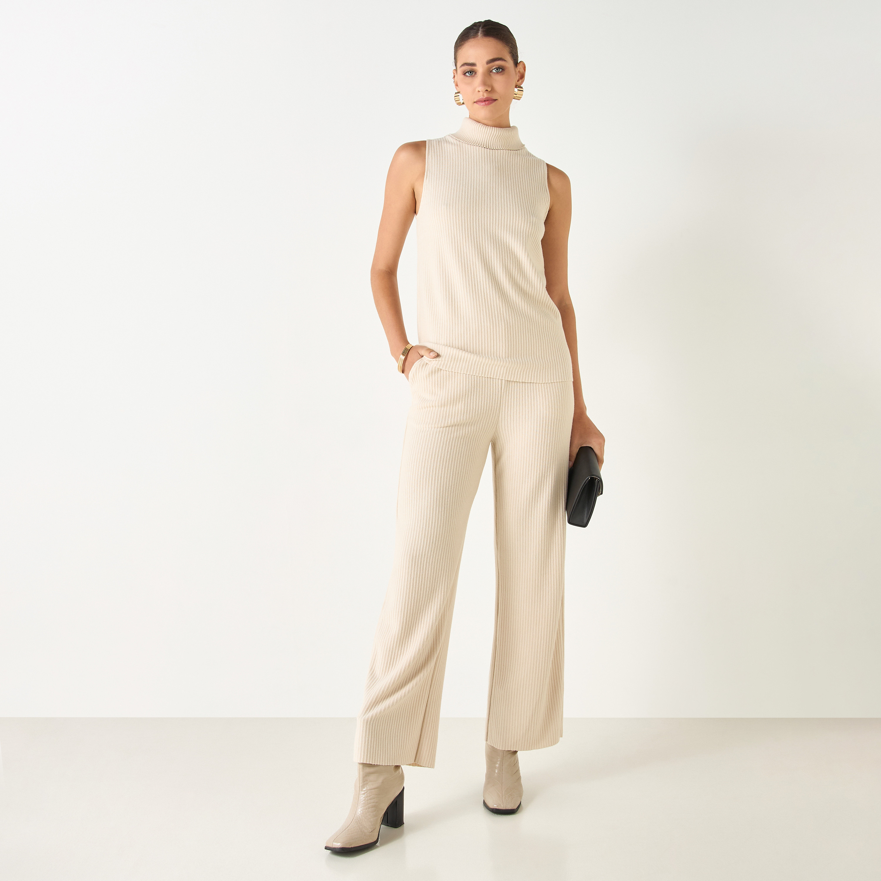 Ribbed Turtle Neck Sleeveless Sweater-women-winterwear-cardigansandjumpers-jumpers-image-6