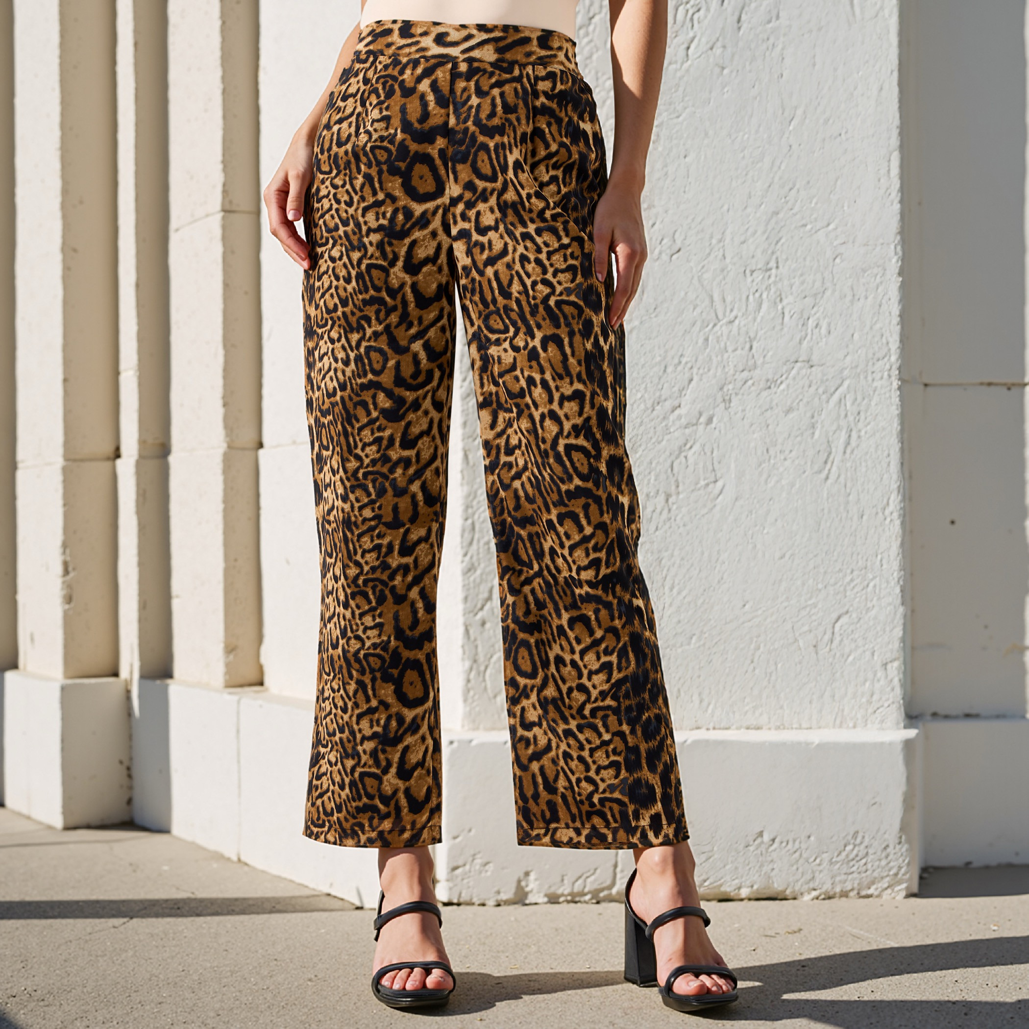 Relaxed Fit Mid-Rise Printed Palazzo Pants-women-clothing-bottoms-trousers-image-1