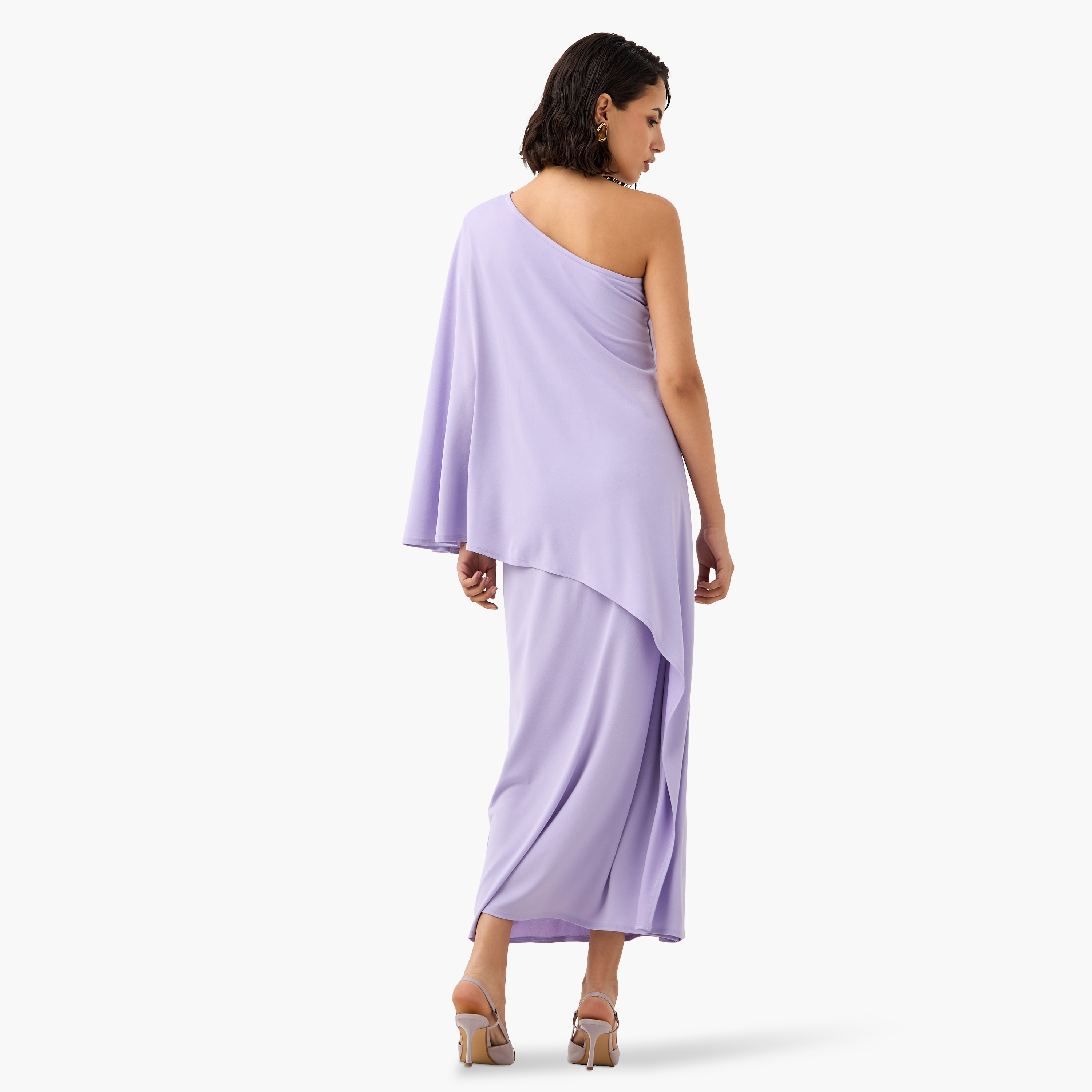 One-Shoulder Dress with Layer Detail-women-clothing-dresses-image-3