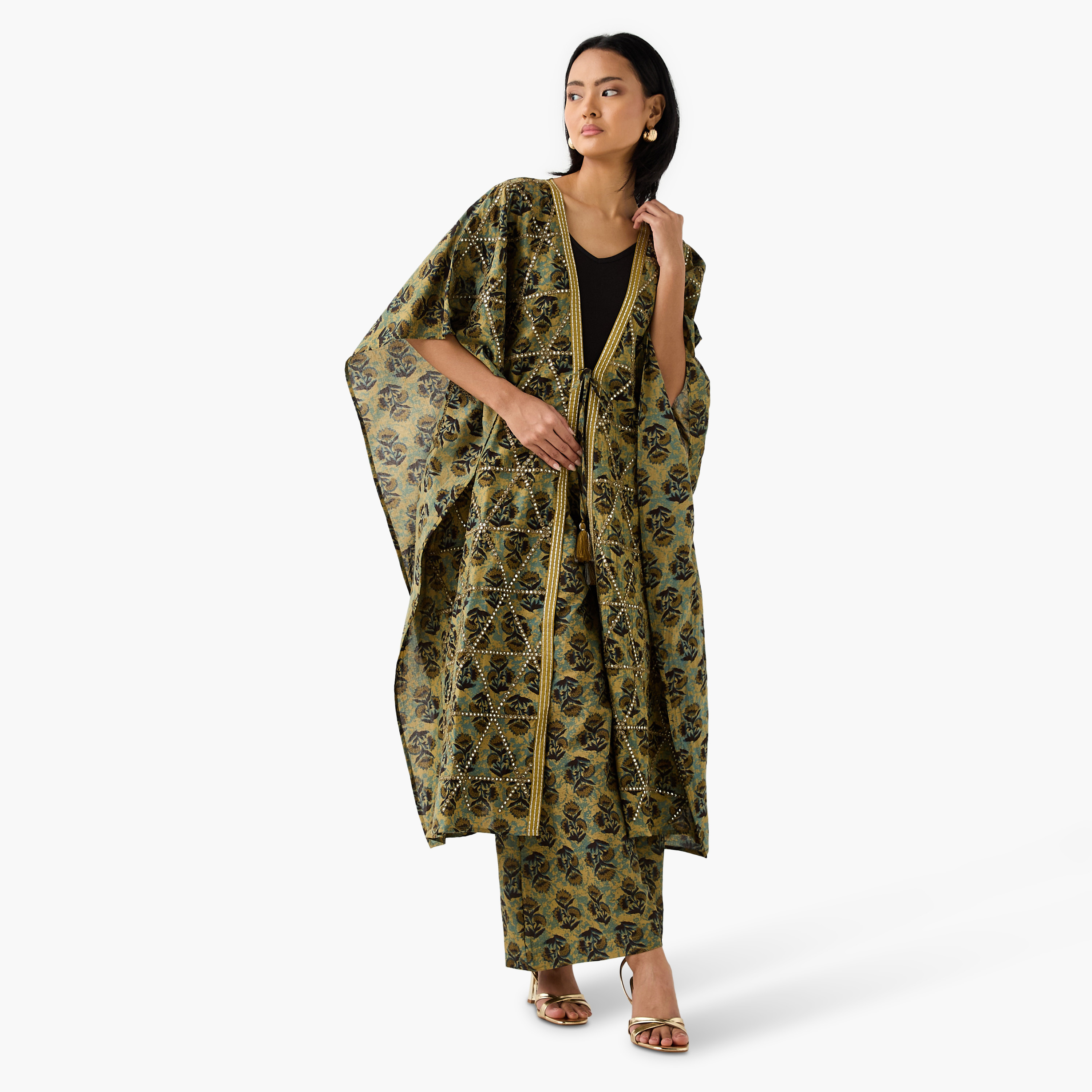 Floral Print Relaxed Fit Flexi Waist Palazzo Pants-women-clothing-bottoms-trousers-image-2
