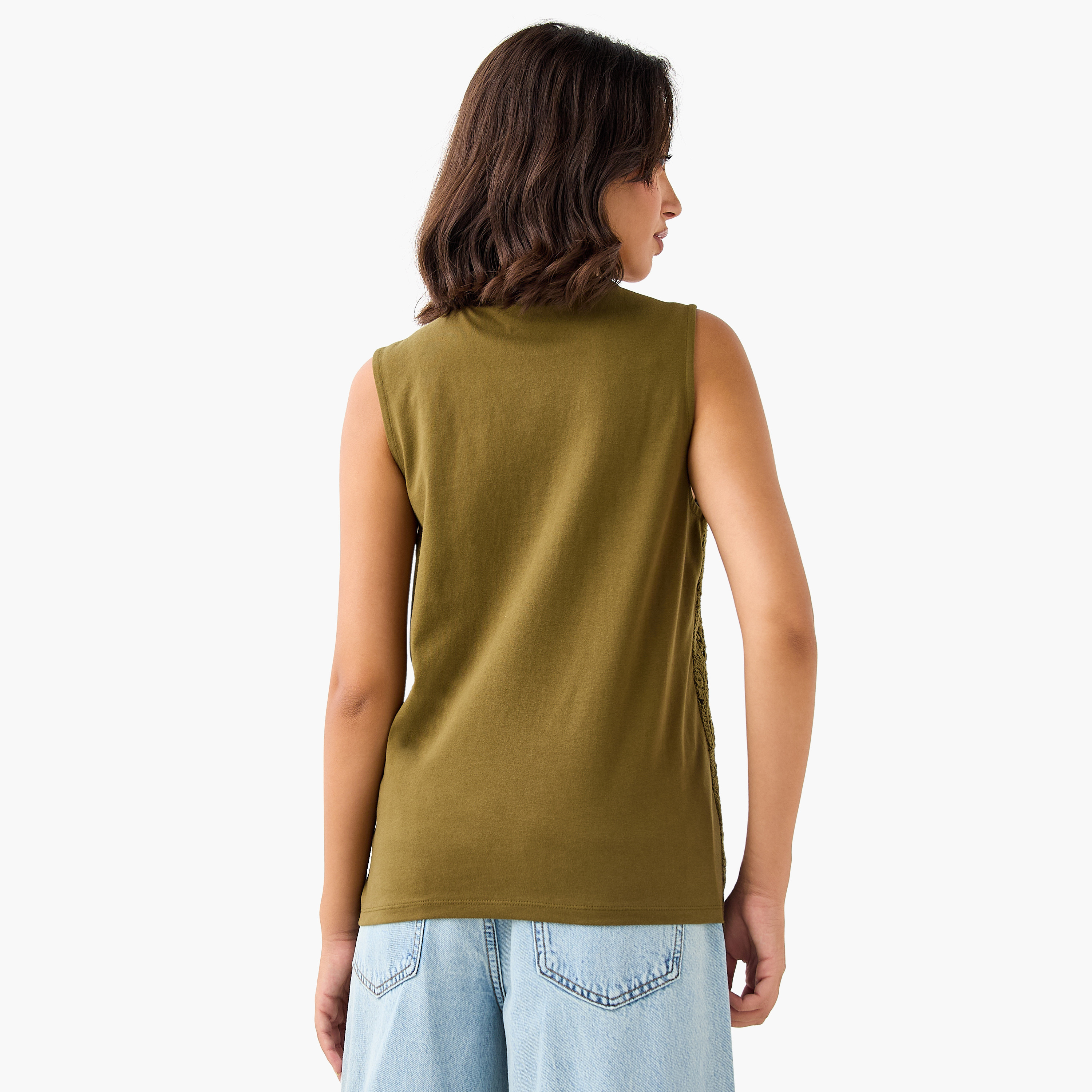 Crochet Detail Sleeveless Cotton Top-women-clothing-shirtsandblouses-blouses-image-3