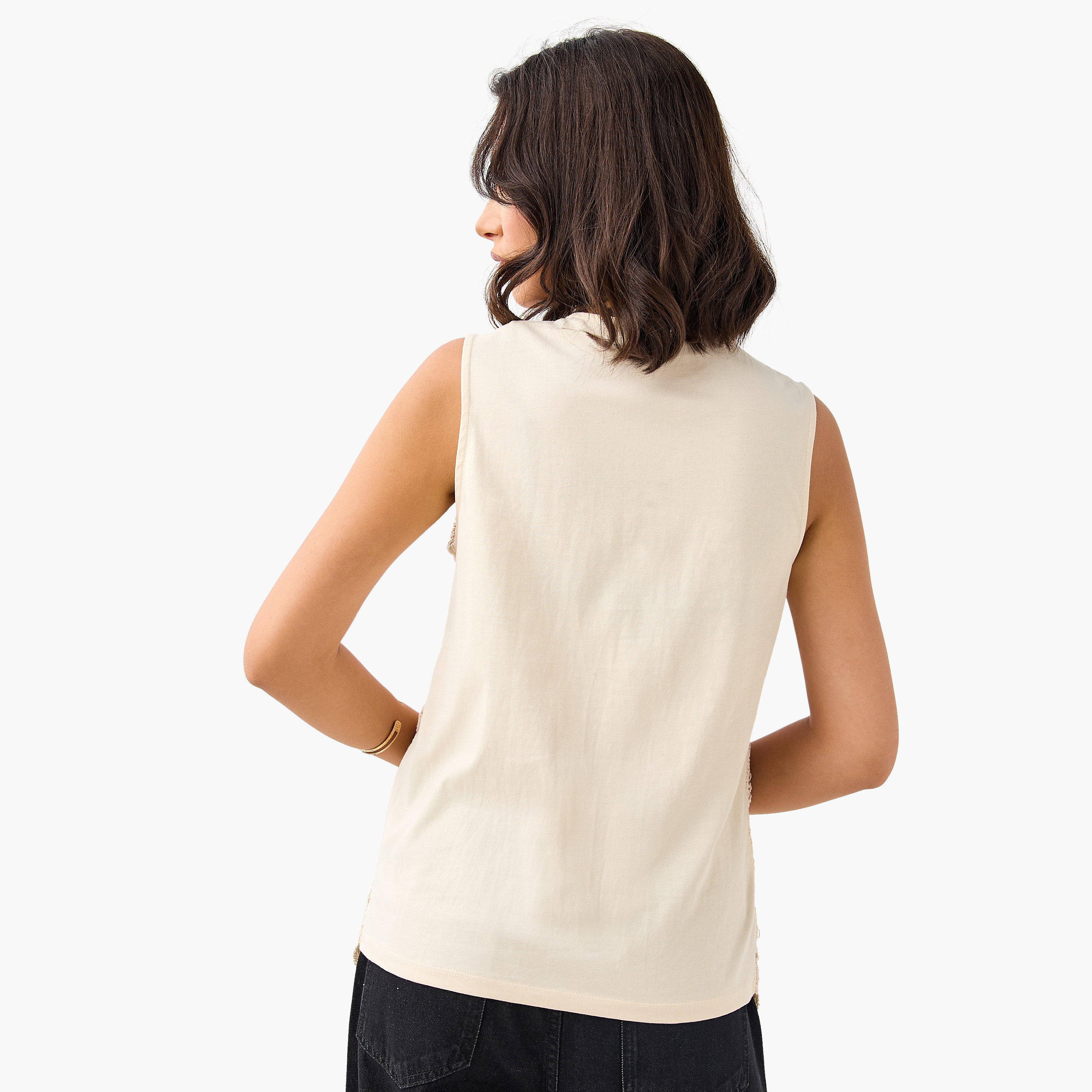 Crochet Detail Sleeveless Cotton Top-women-clothing-shirtsandblouses-blouses-image-3