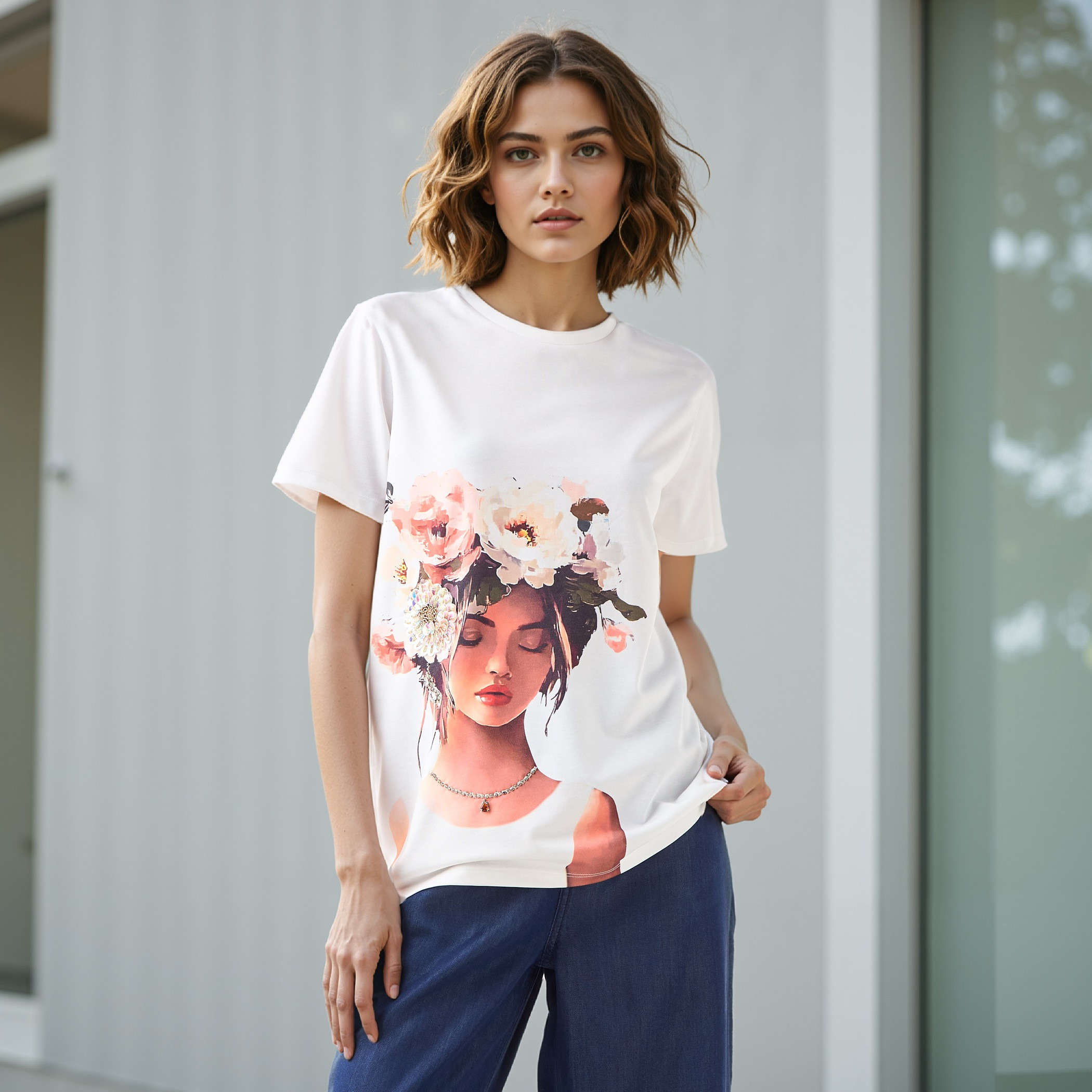 تيشيرت بطبعات جرافيك-women-clothing-tshirts-image-1