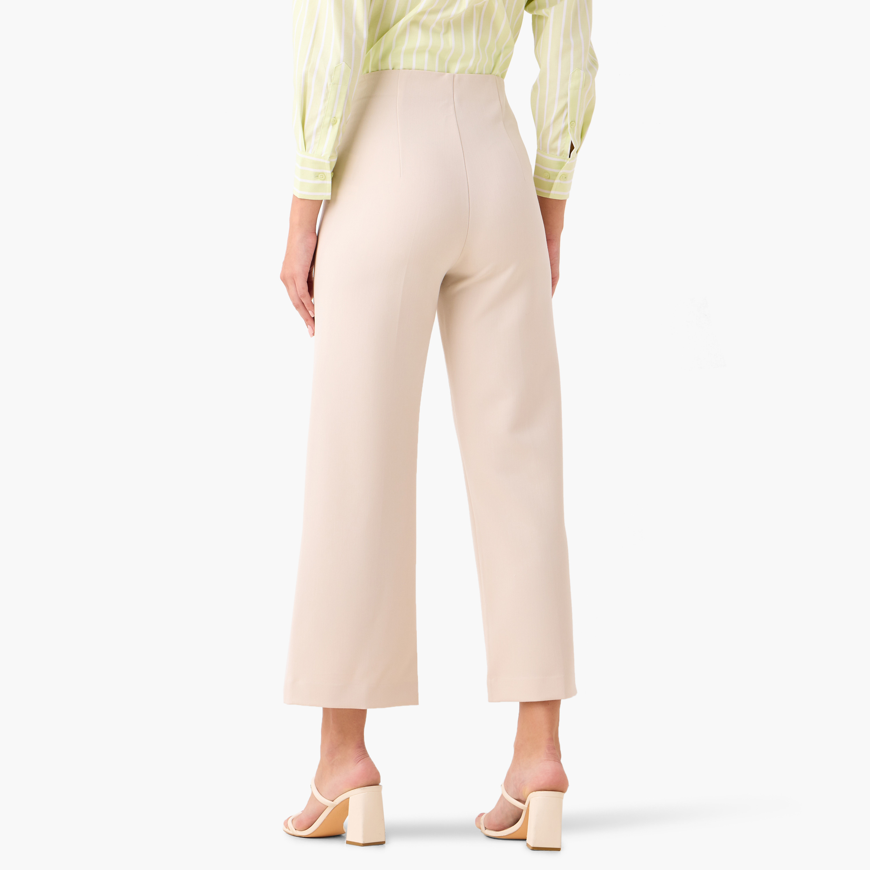 Pleated Trousers with Zip Closure-women-clothing-bottoms-trousers-image-3