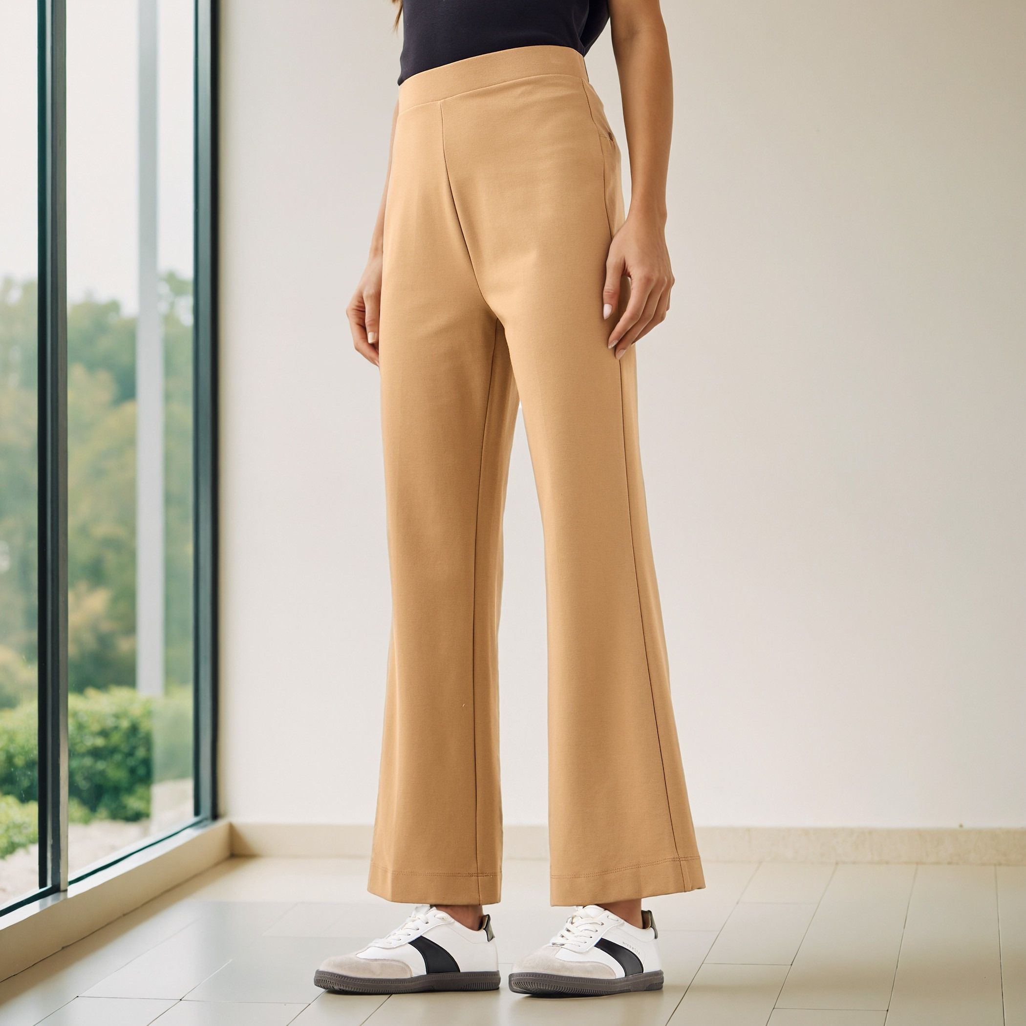 Ponte Bootleg Flexi Waist Pants-women-clothing-bottoms-trousers-image-1