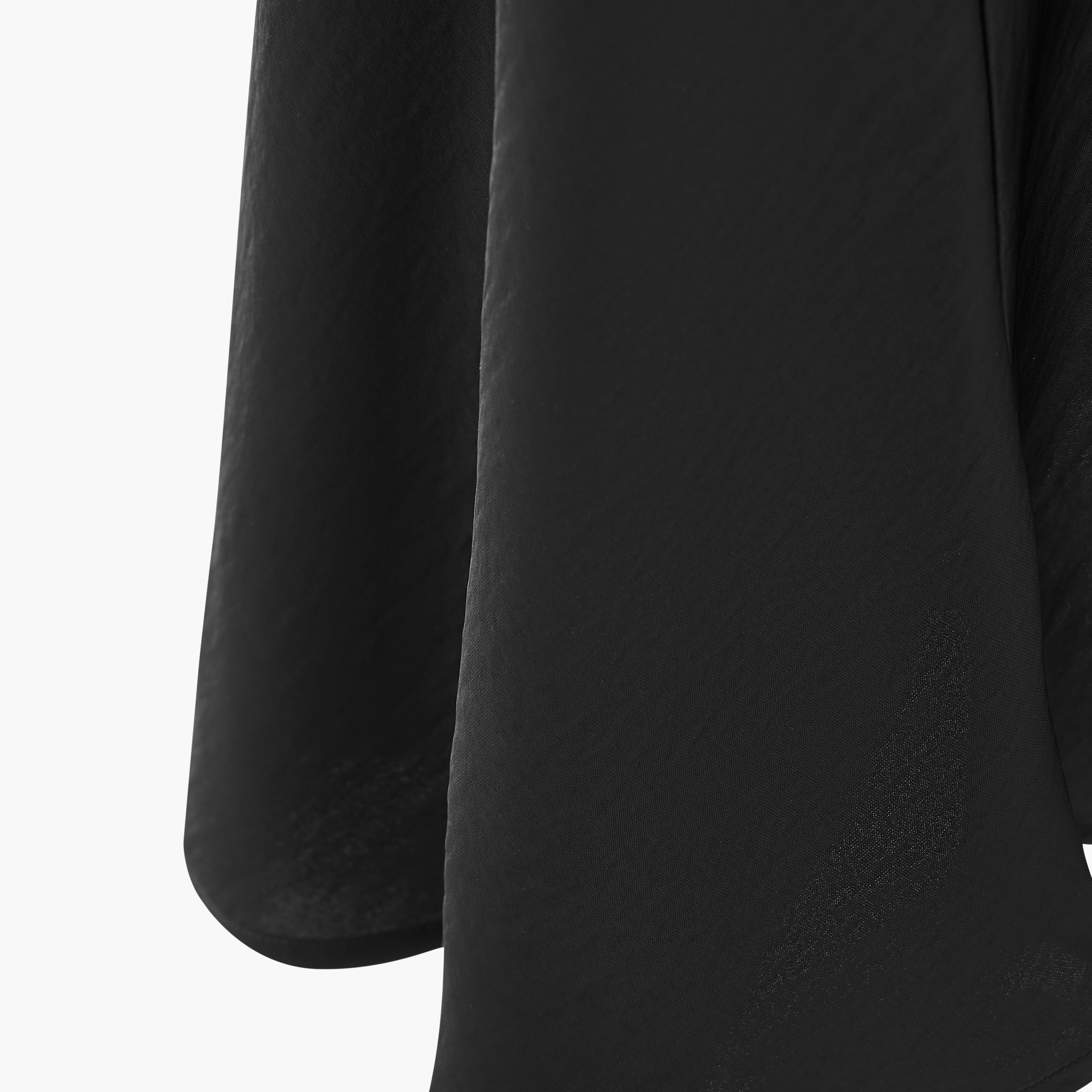 Textured Flared Skirt with Elasticated Waistband-women-clothing-bottoms-skirts-image-5