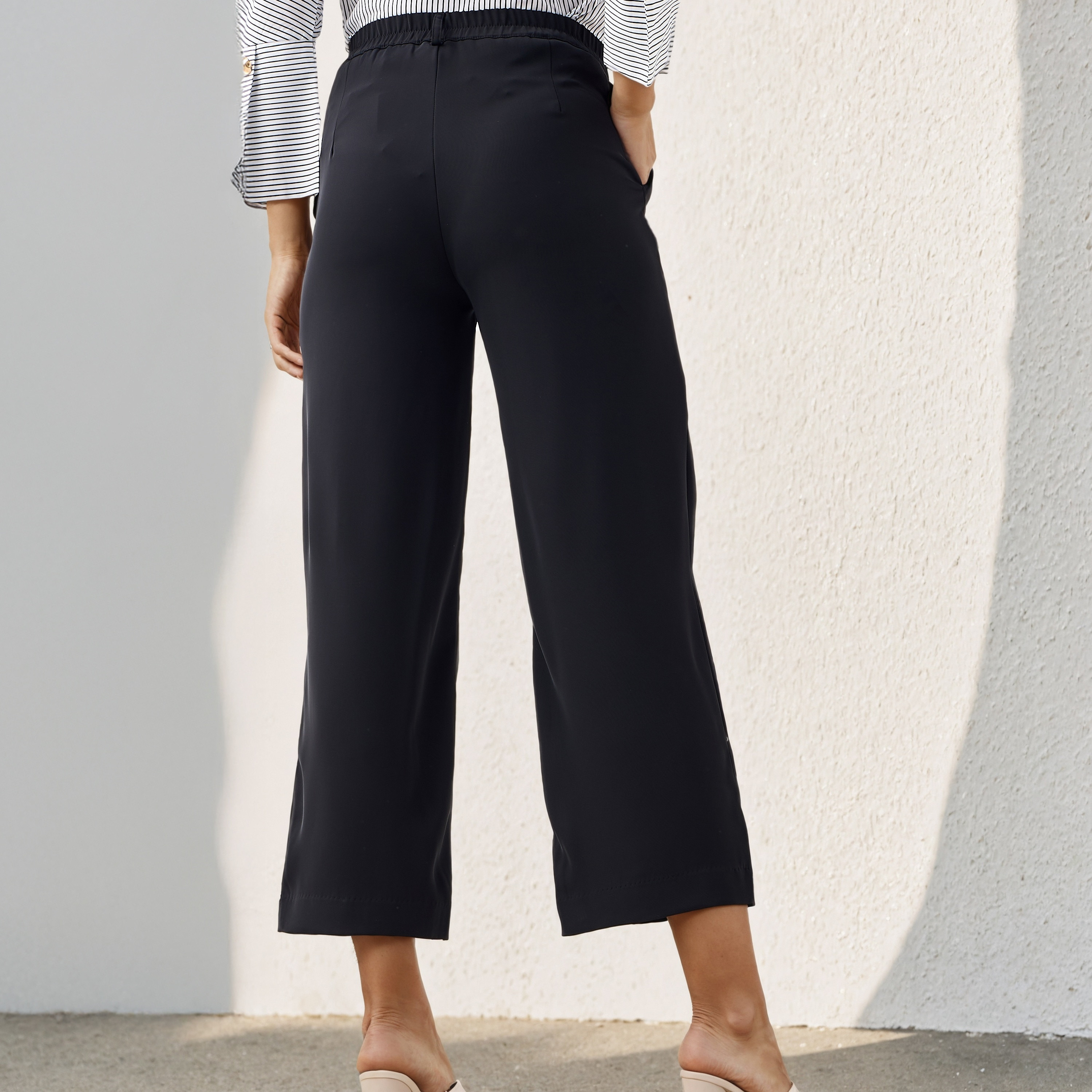 Pleated Regular Fit Trousers-women-clothing-bottoms-trousers-image-3