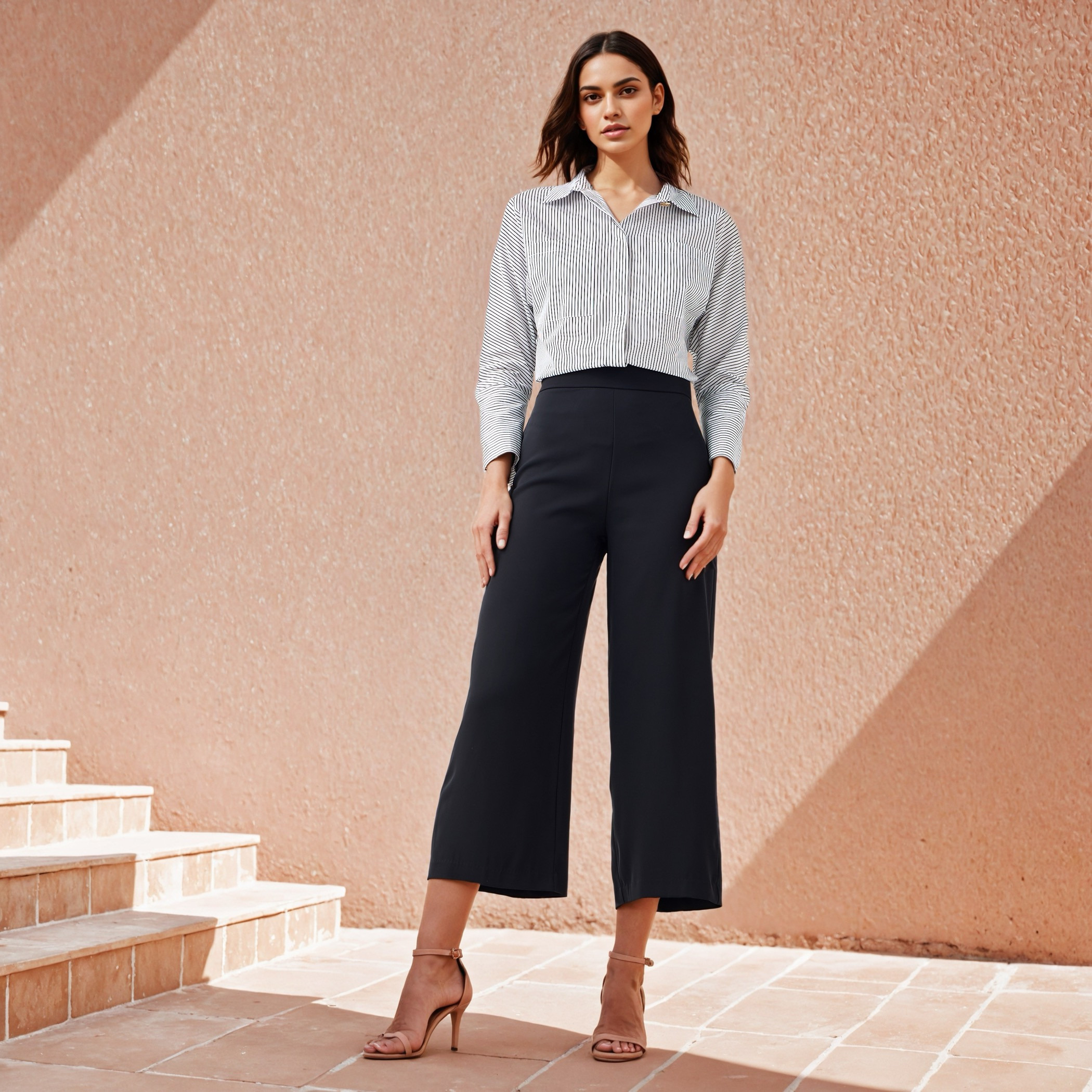 Regular Fit Culottes-women-clothing-bottoms-trousers-image-2