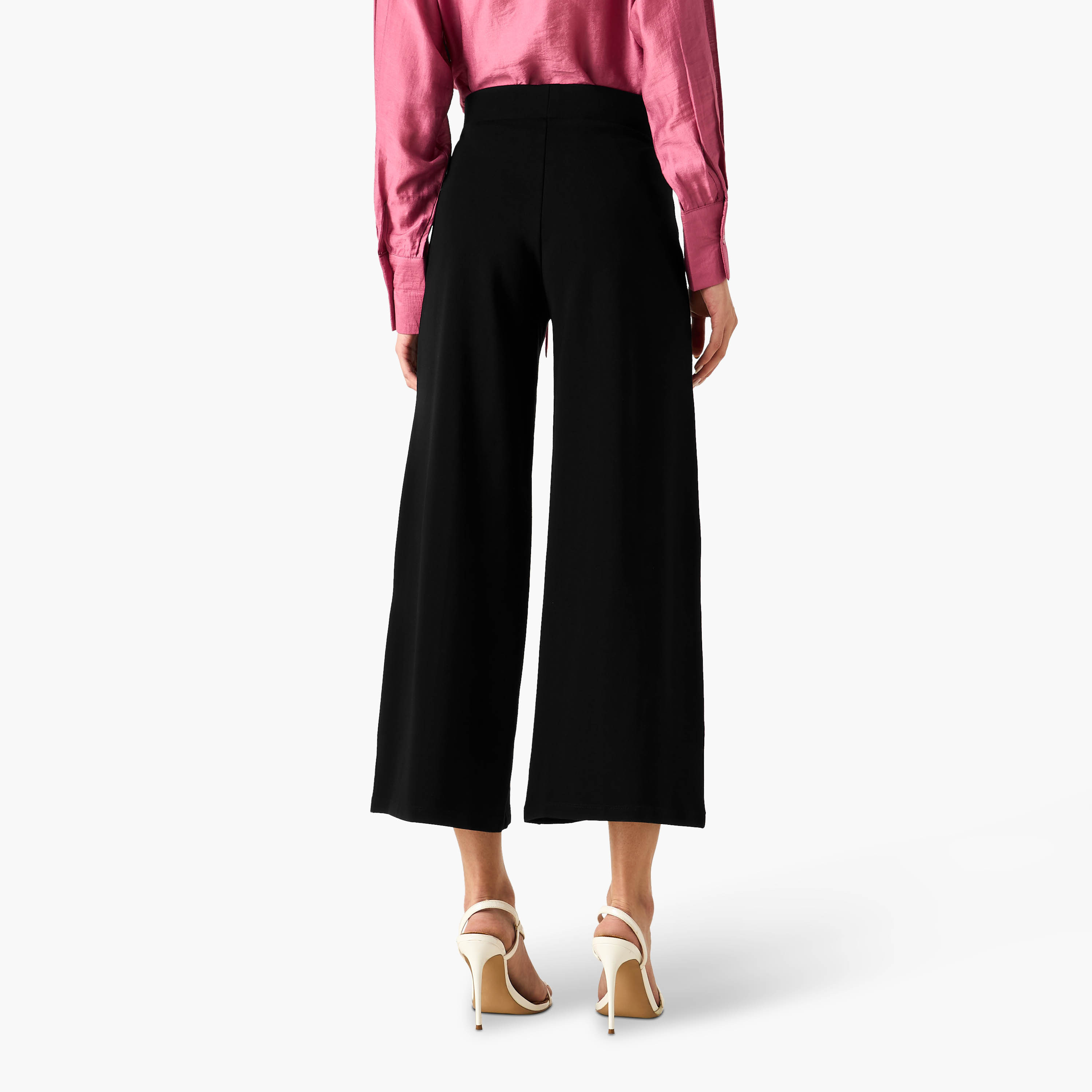 بنطلون بونتي بينتوك بقصة عادية-women-clothing-trousers-image-3