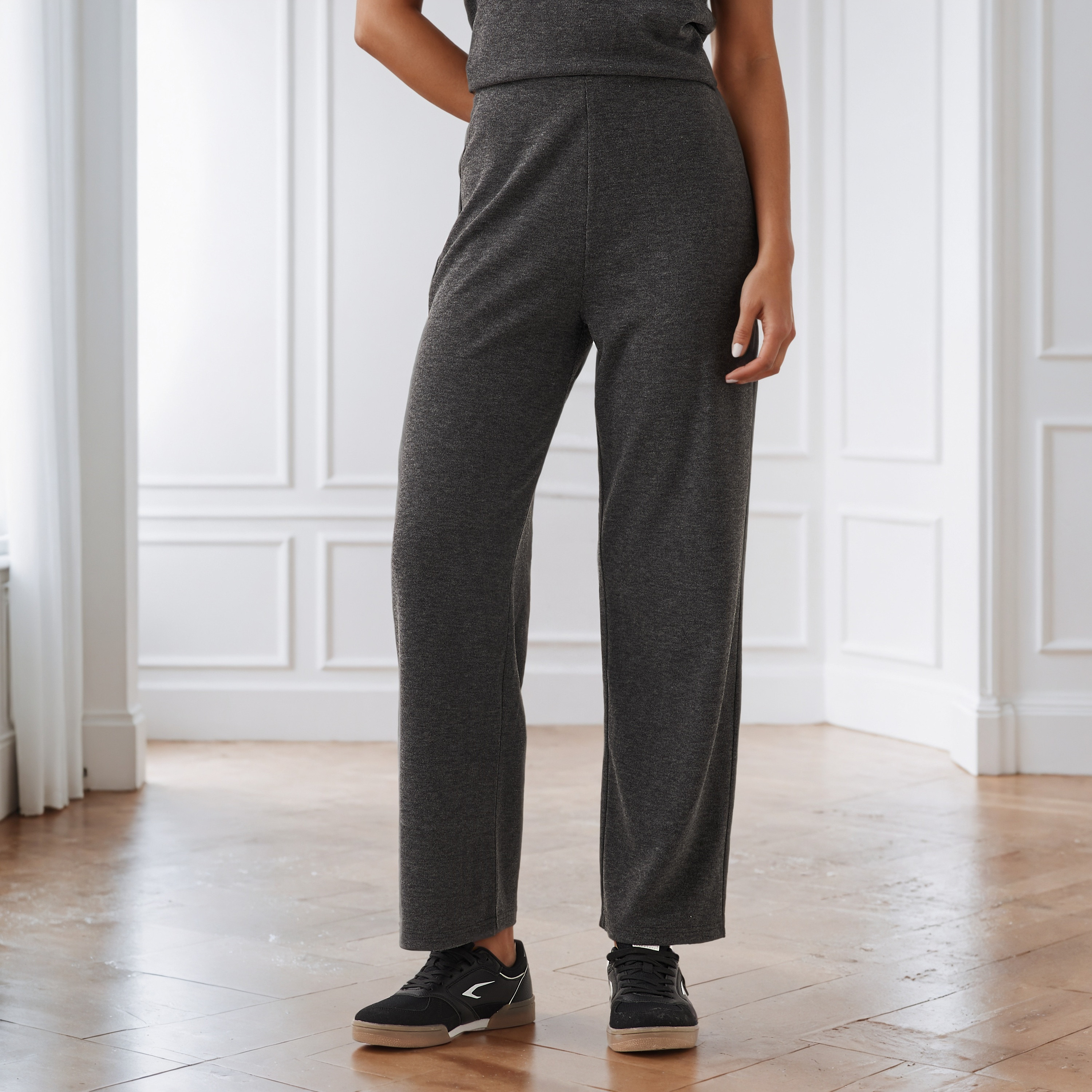 Relaxed Fit Flexi Waist Pants-women-clothing-bottoms-trousers-image-1