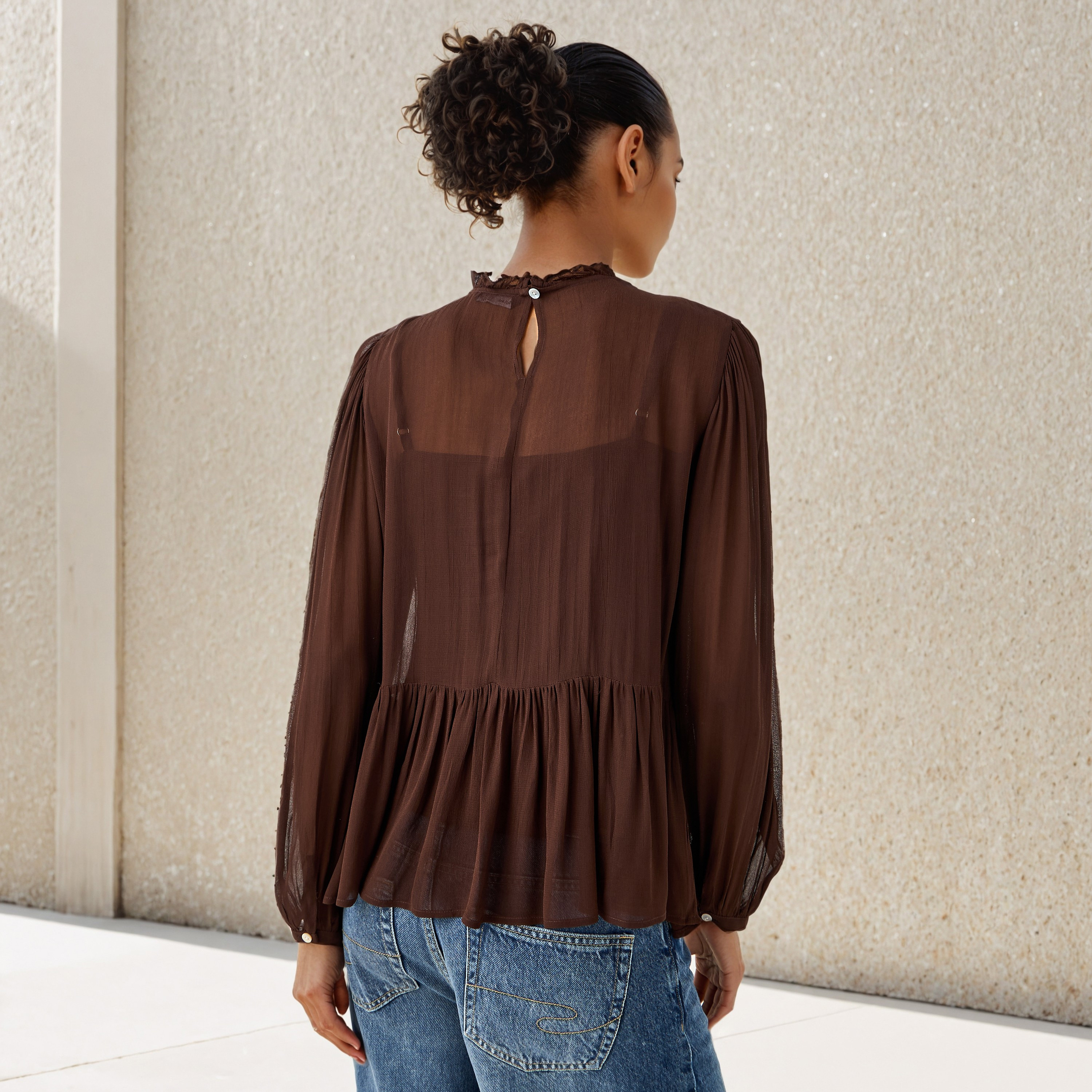 Peplum Top with Embroidery-women-clothing-shirtsandblouses-blouses-image-3