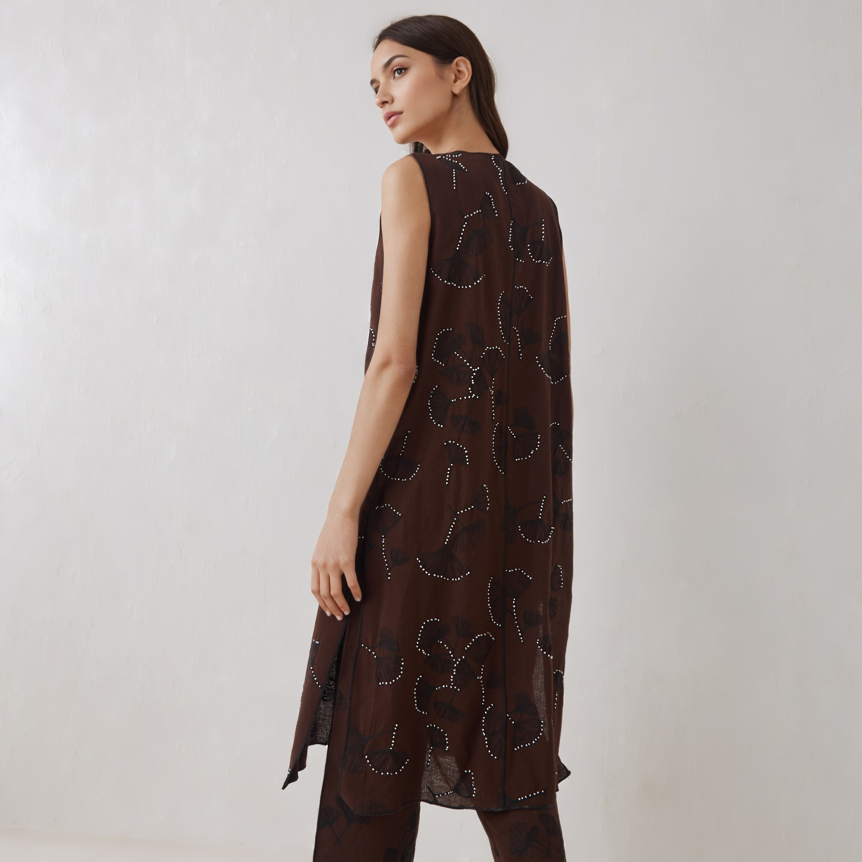 Embroidered Sleeveless Longline Cover-up-women-clothing-shirtsandblouses-blouses-image-3