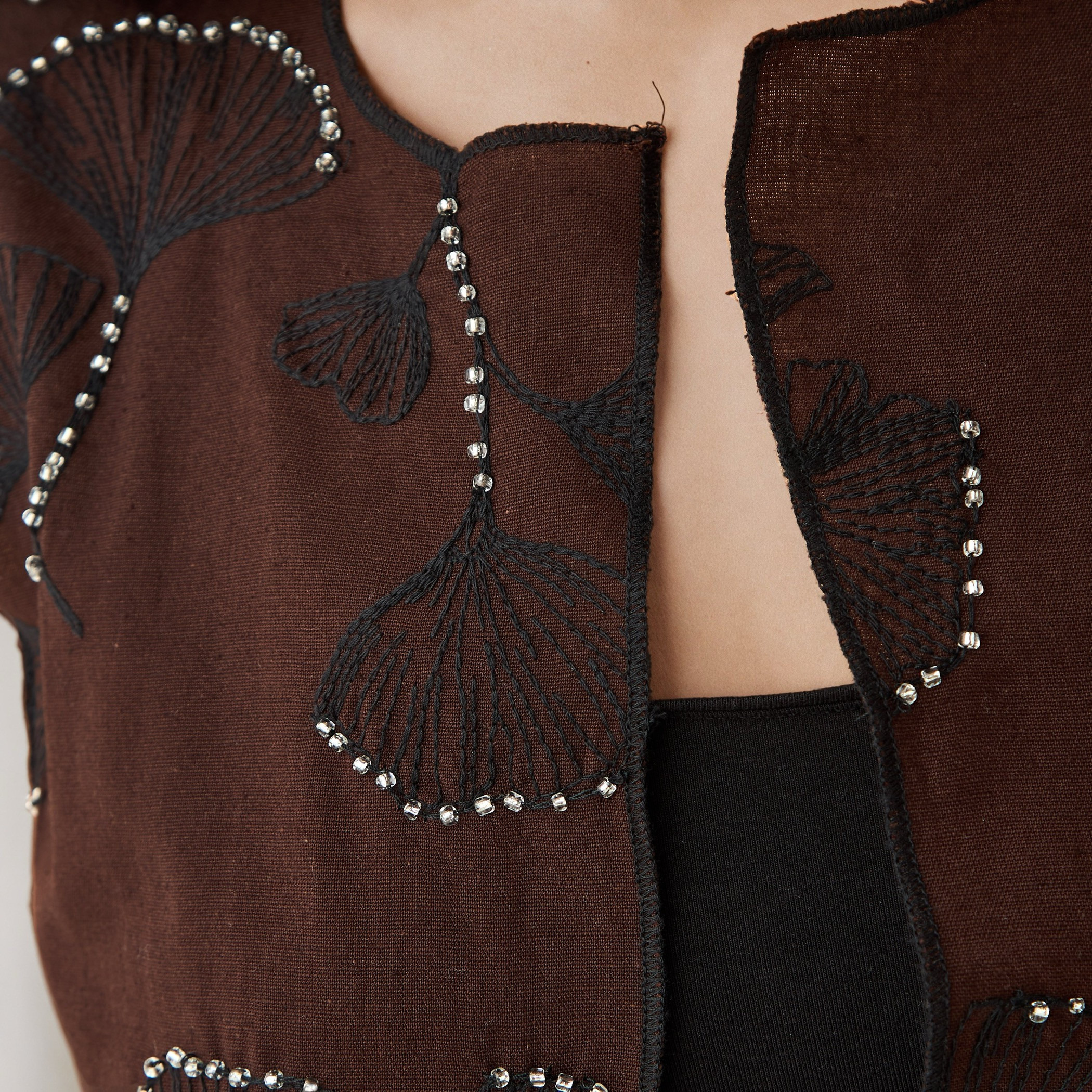 Embroidered Sleeveless Longline Cover-up-women-clothing-shirtsandblouses-blouses-image-5
