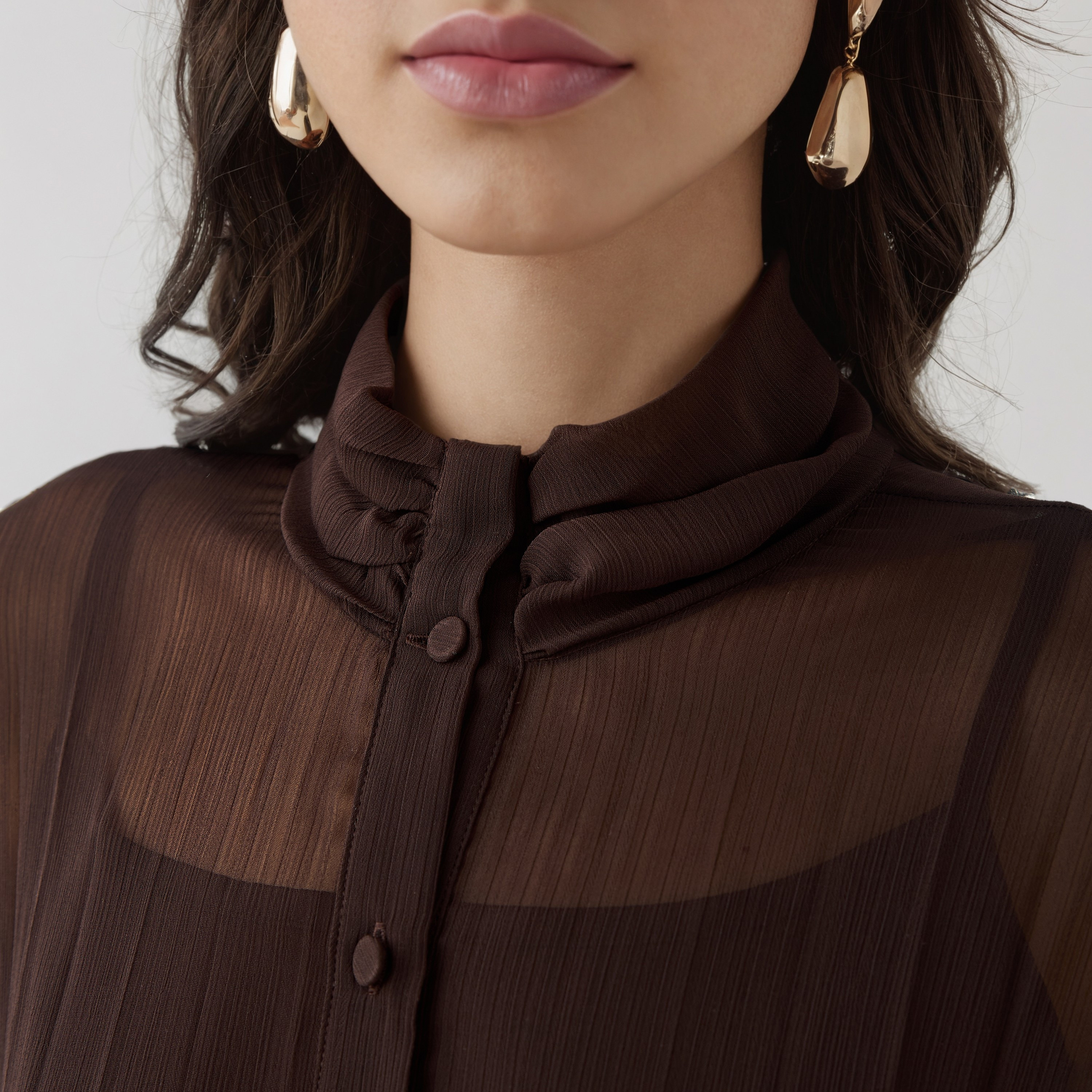 Pleated Shirt Dress with Tie-Up Belt-women-clothing-dresses-image-5