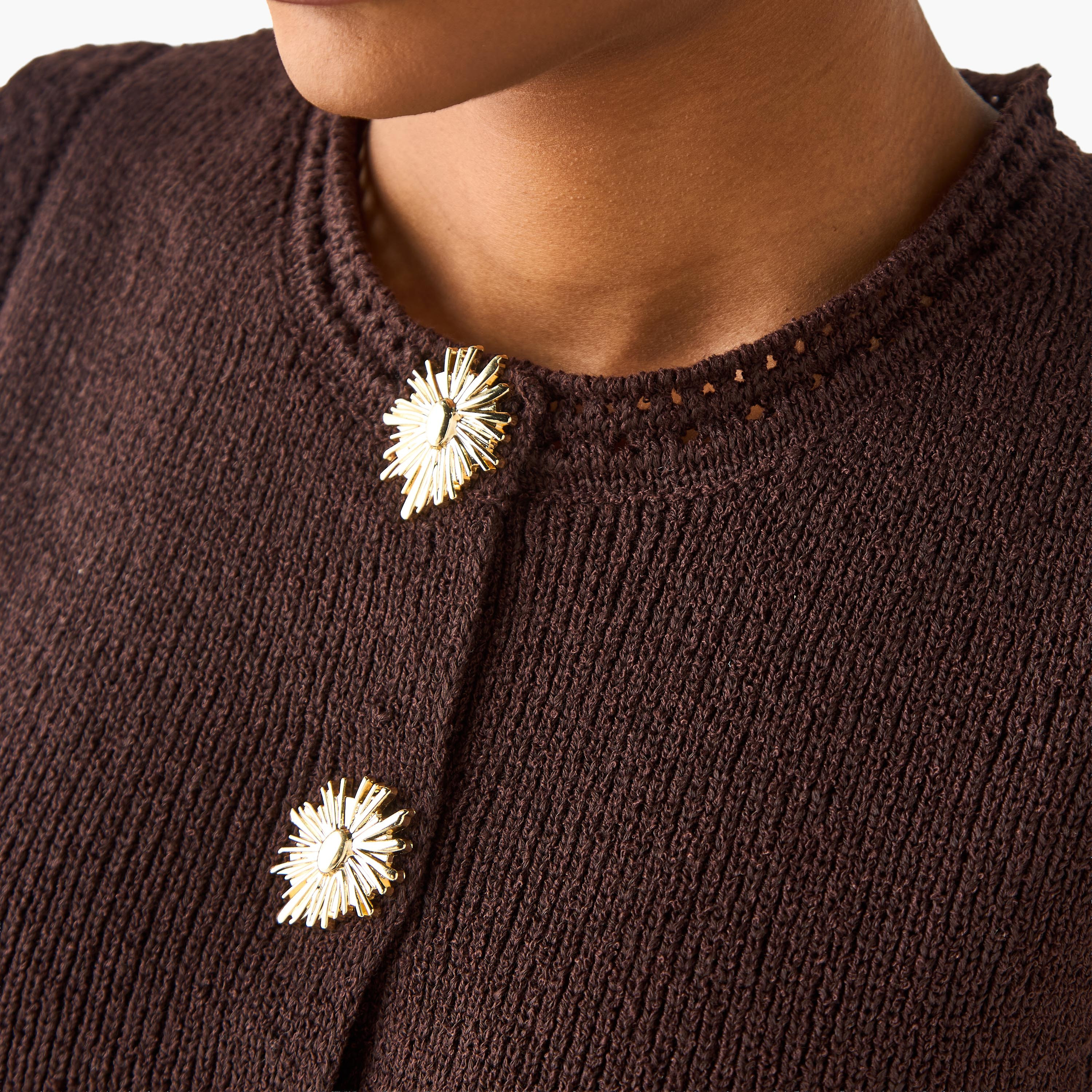 Sleeveless Cardigan with Button Accent-women-winterwear-cardigansandjumpers-cardigans-image-3