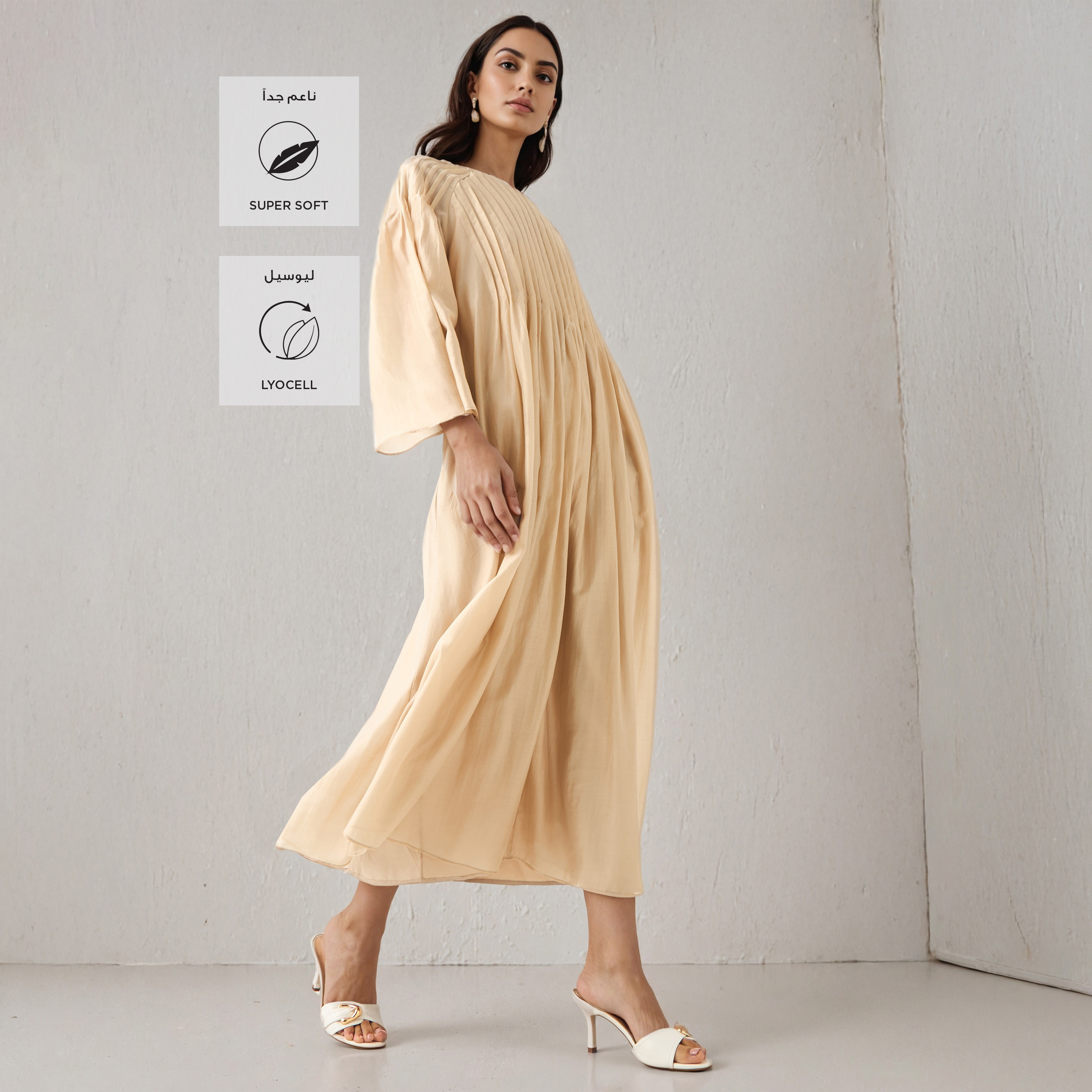 فستان ماكسي بجيب وكُسرات-women-clothing-dresses-image-2