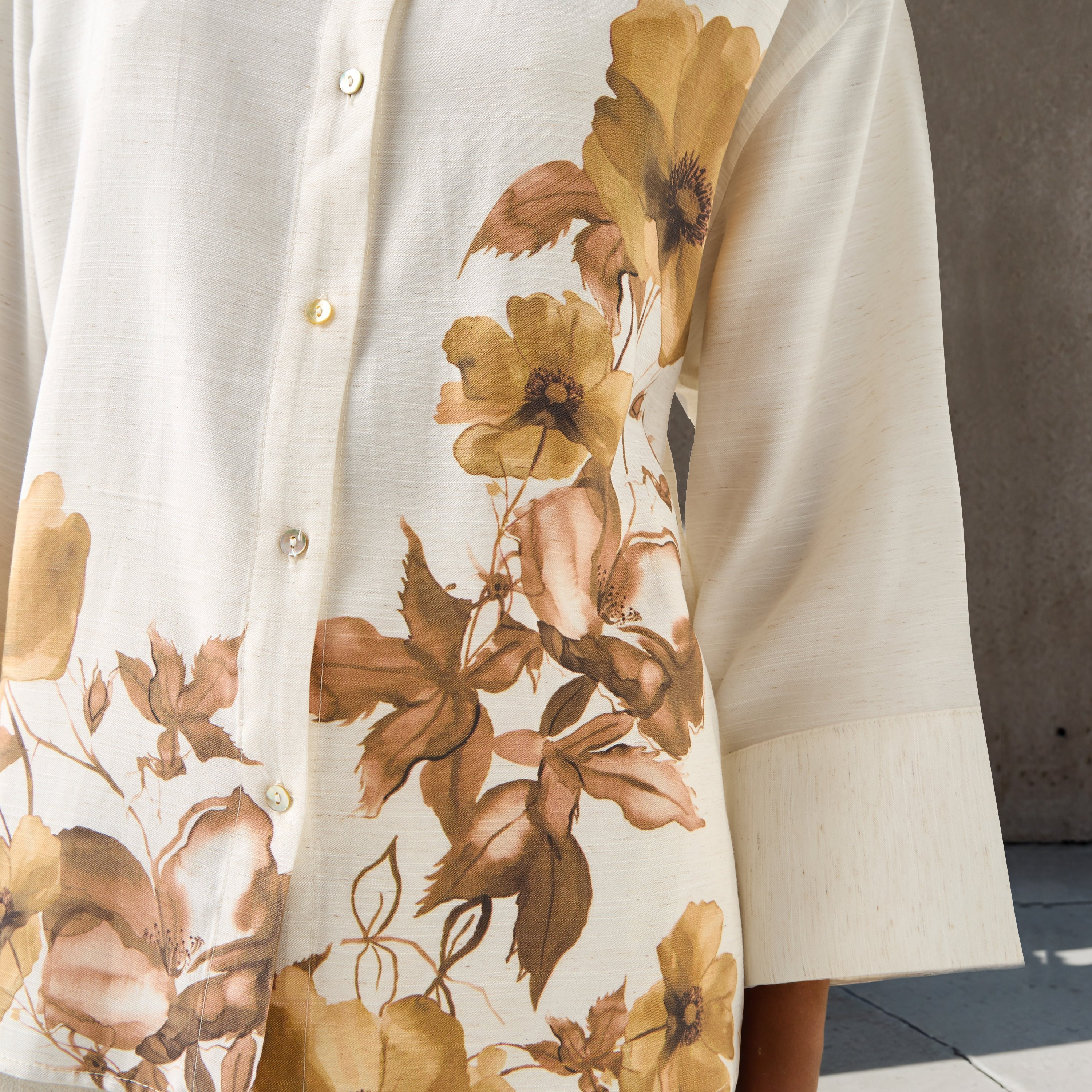 Relaxed Fit Linen Shirt with Floral Print-women-clothing-shirtsandblouses-shirts-image-4