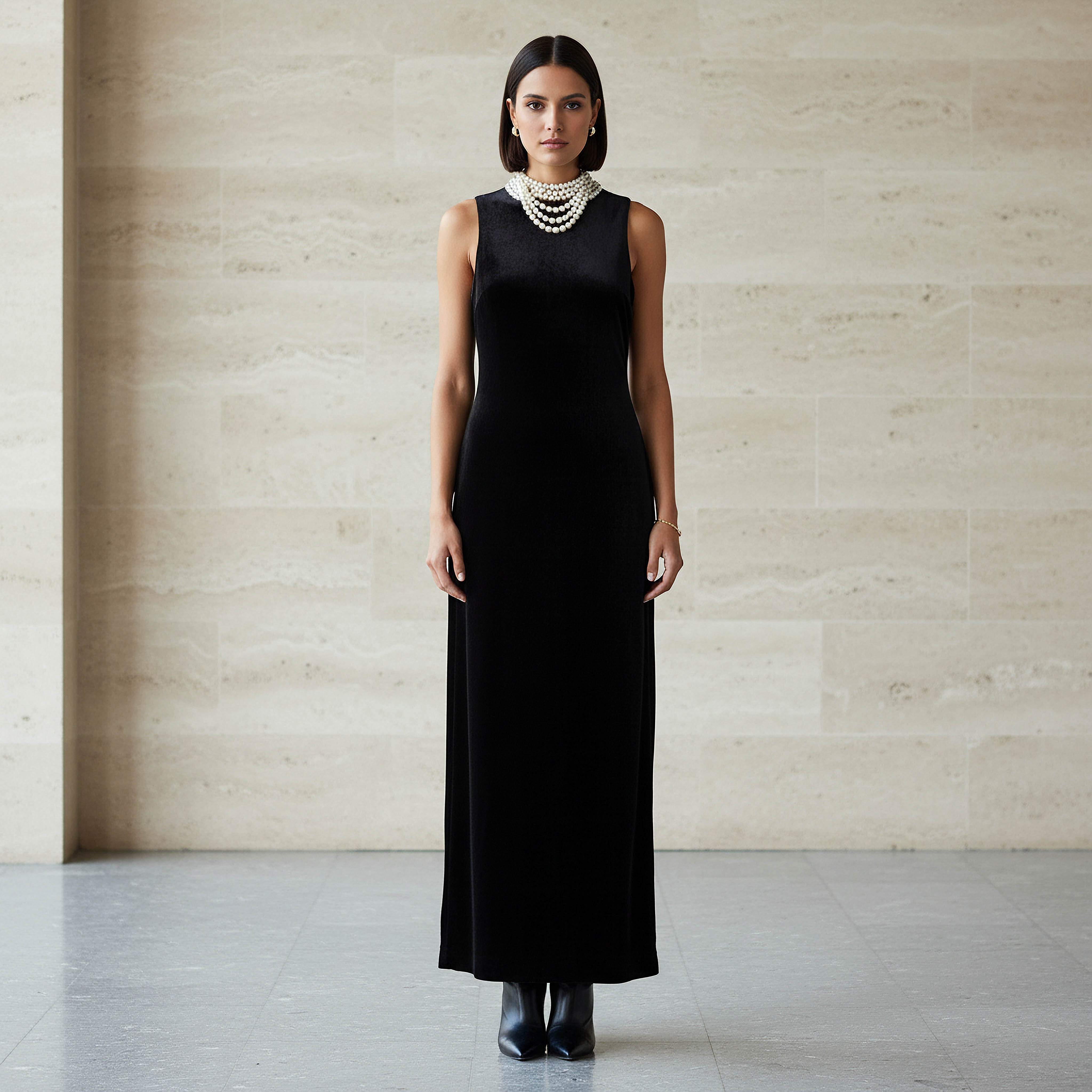 فستان ماكسي بقصّة إيه لاين مزين-women-clothing-dresses-image-1