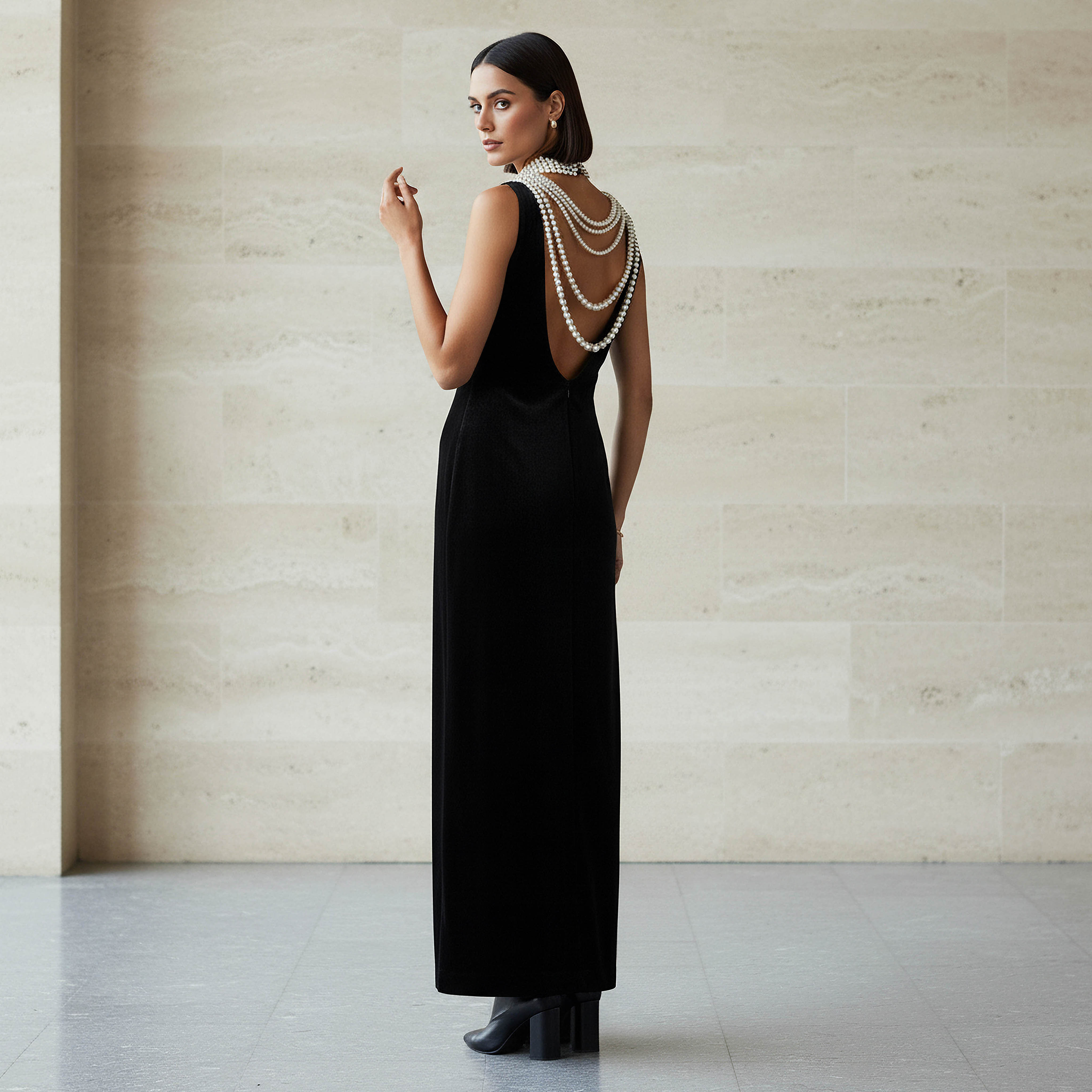 فستان ماكسي بقصّة إيه لاين مزين-women-clothing-dresses-image-3