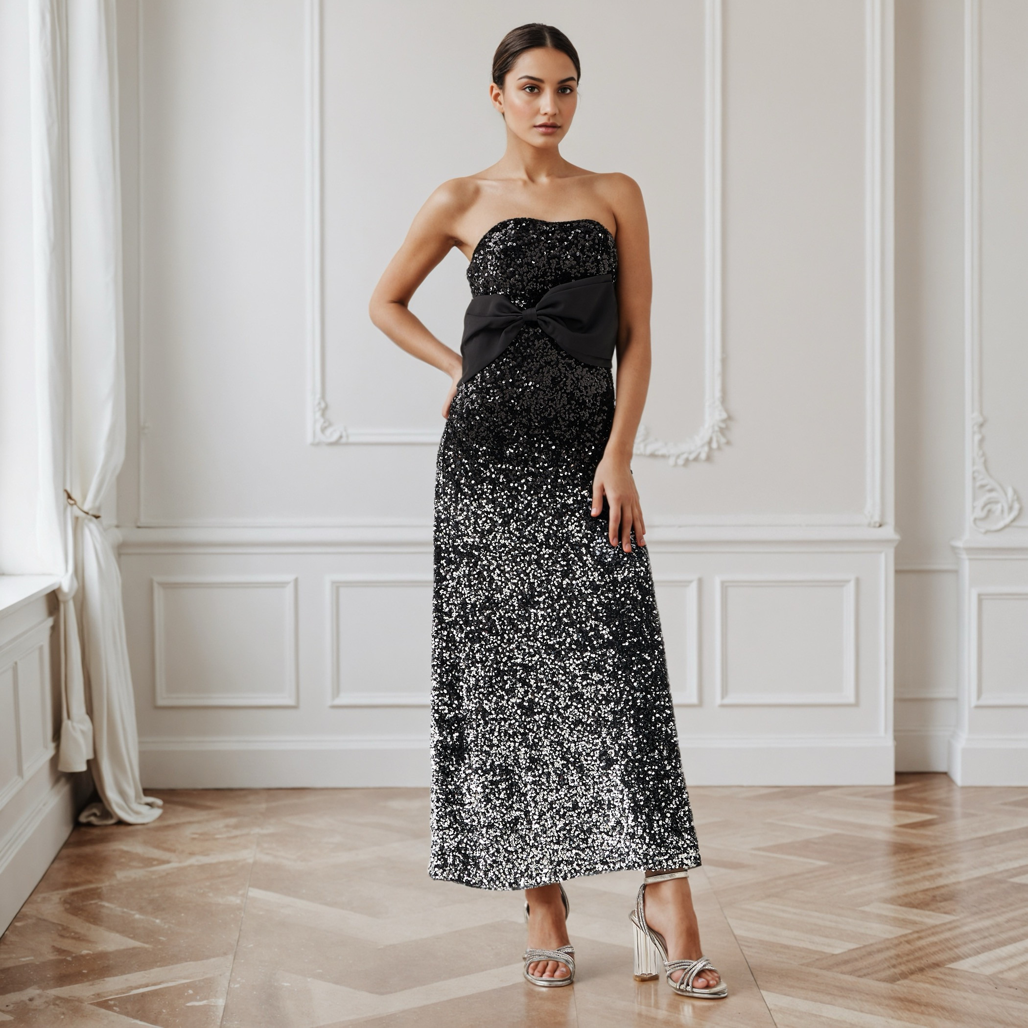 A-line Maxi Dress with Embellishment-women-clothing-dresses-image-1
