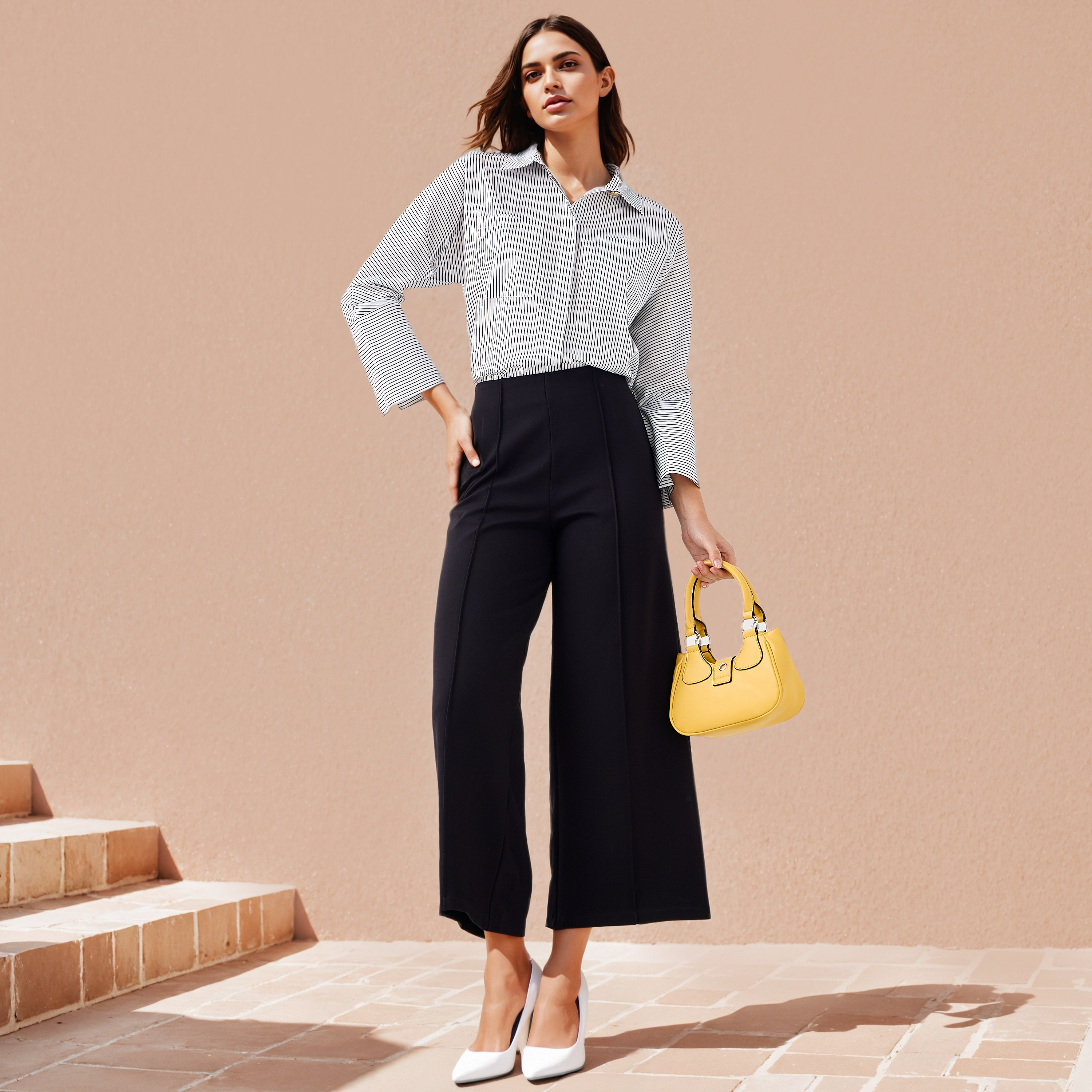 Regular Fit Ponte Pants-women-clothing-bottoms-trousers-image-2