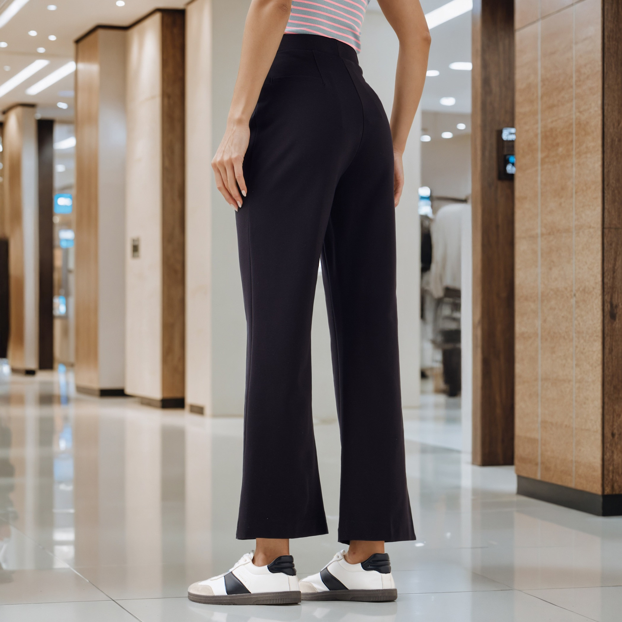 Ponte Bootleg Flexi Waist Pants-women-clothing-bottoms-trousers-image-3