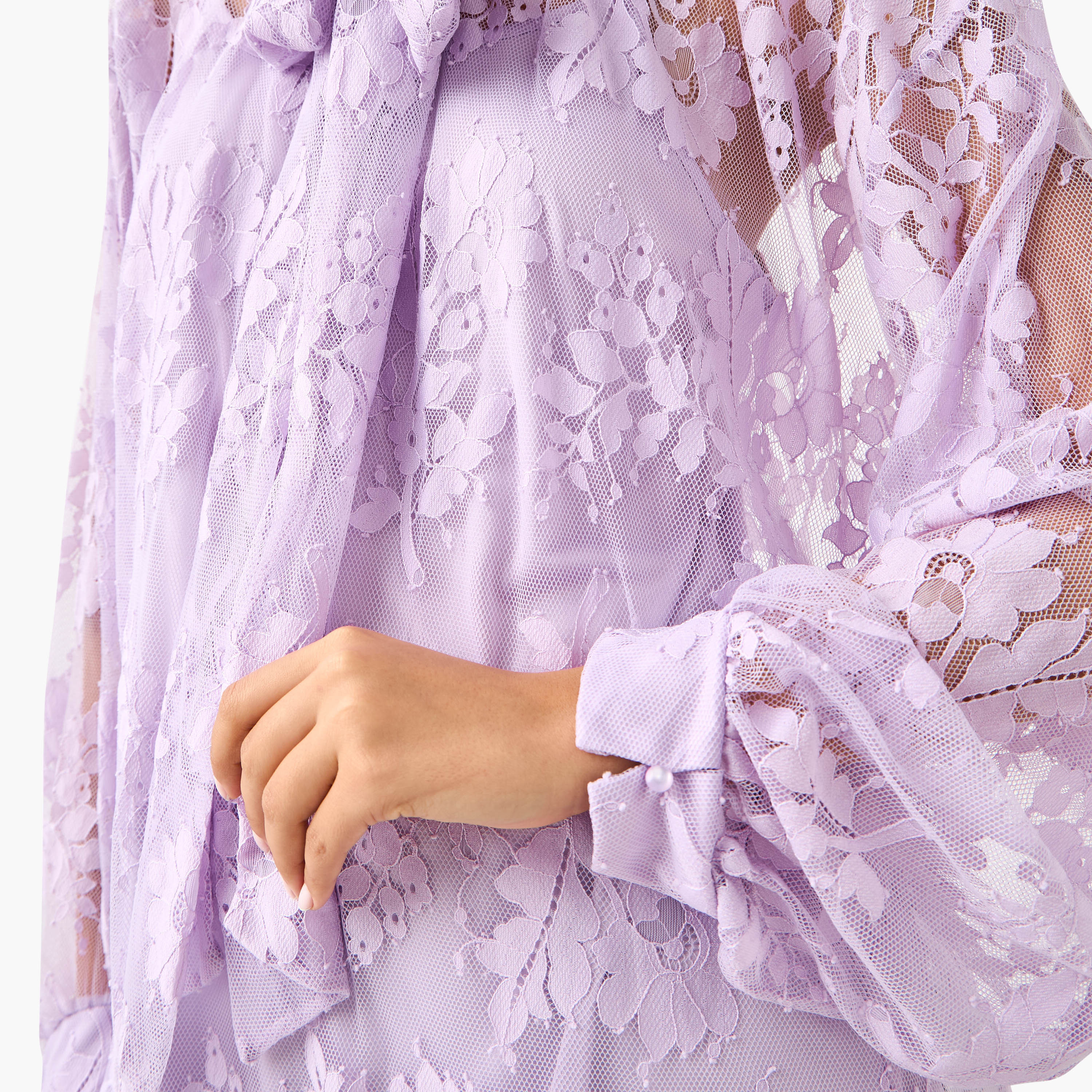 Lace Top with Bow Detail-women-clothing-shirtsandblouses-blouses-image-4