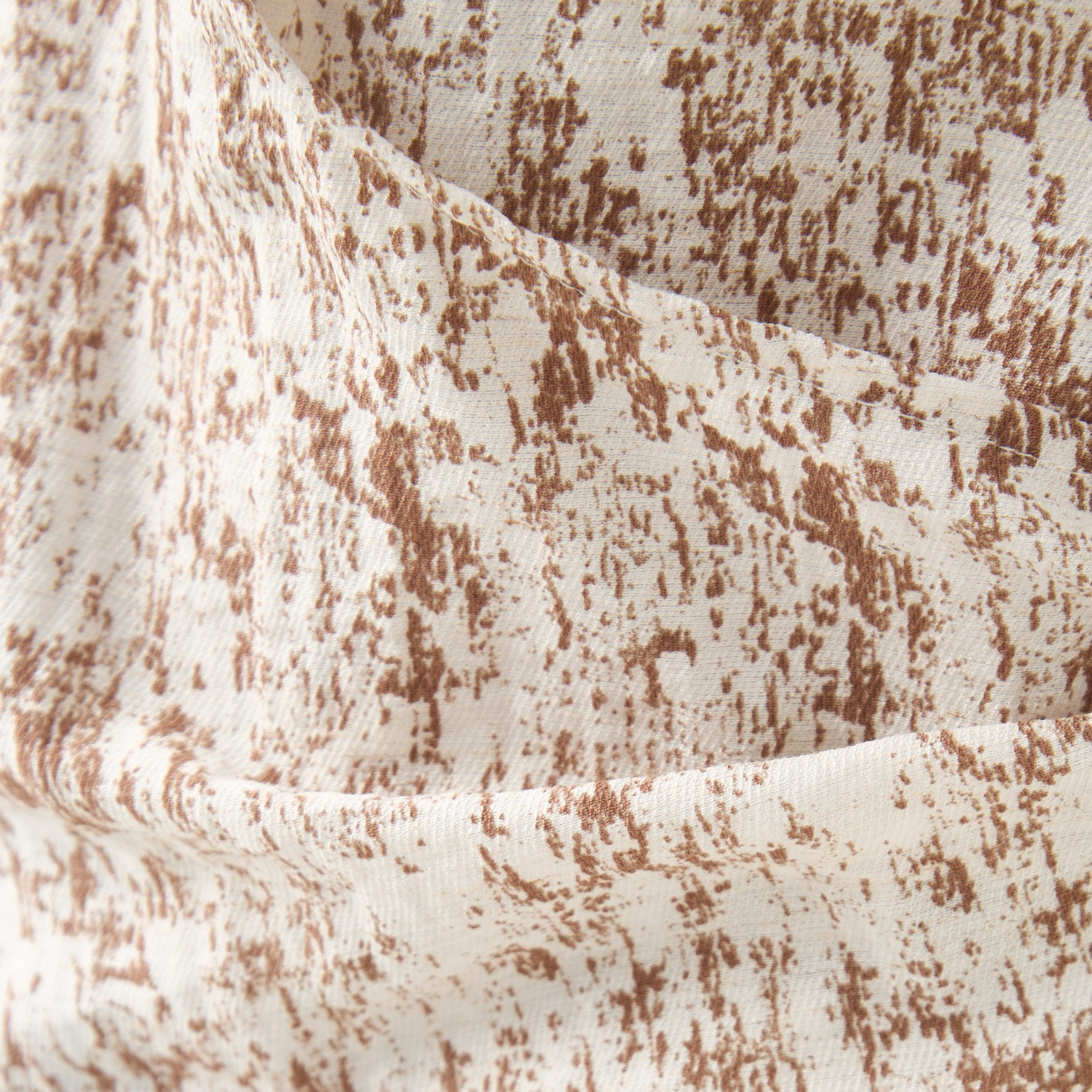 Relaxed Fit Printed Collared Wrap Linen Blend Top-women-clothing-shirtsandblouses-blouses-image-5