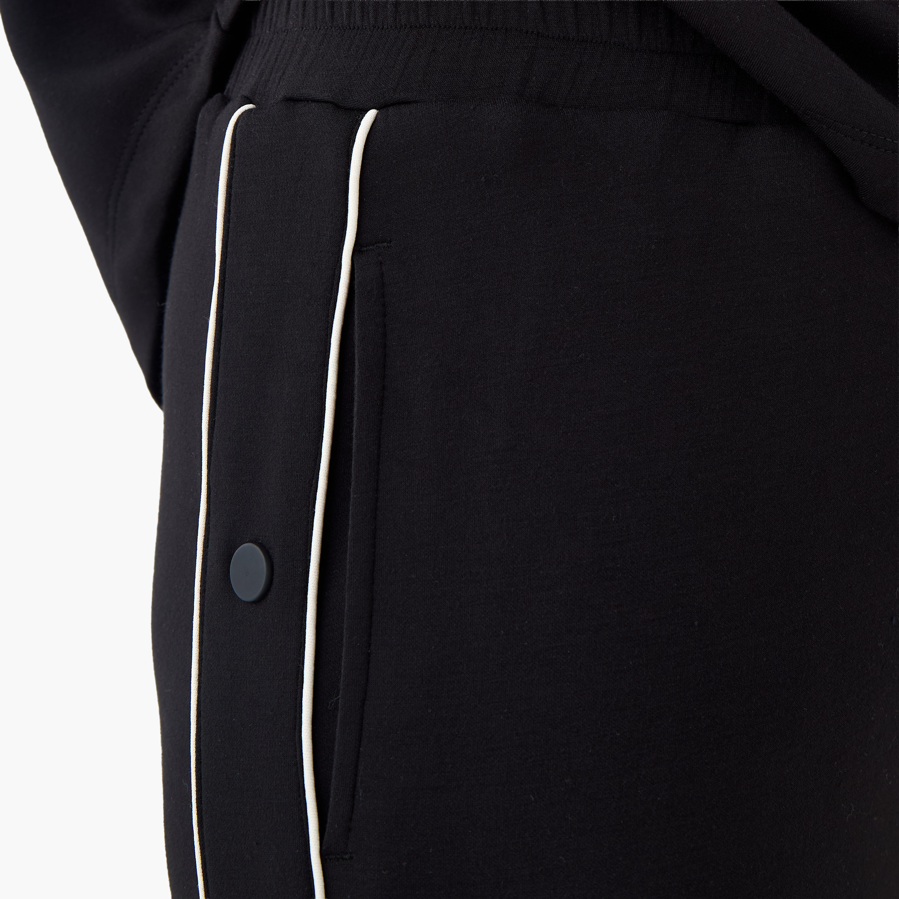 Piping Detail Flexi Waist Pants with Pockets-women-clothing-bottoms-joggers-image-4