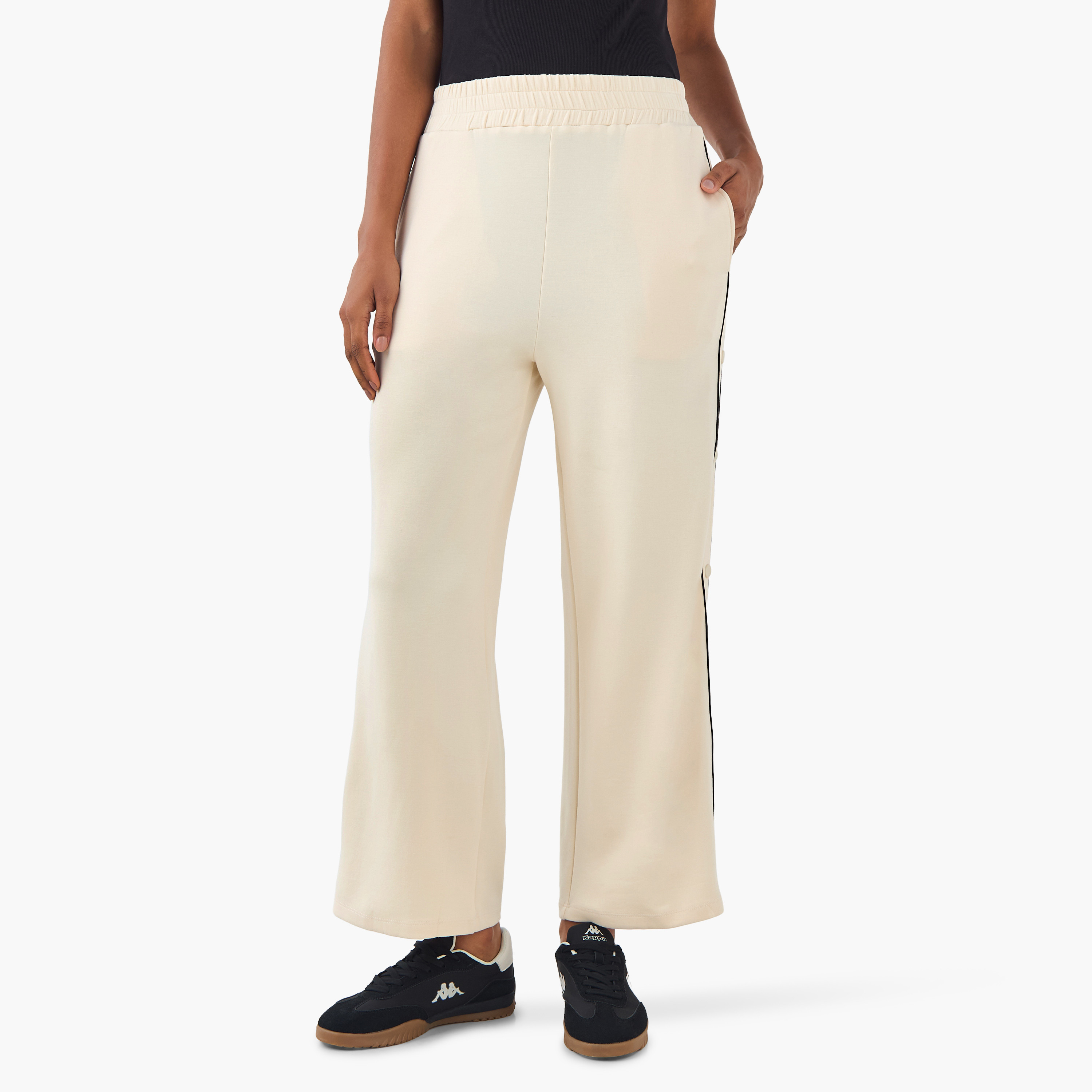 بنطلون بخصر مطاطي وجيوب-women-clothing-bottoms-joggers-image-1
