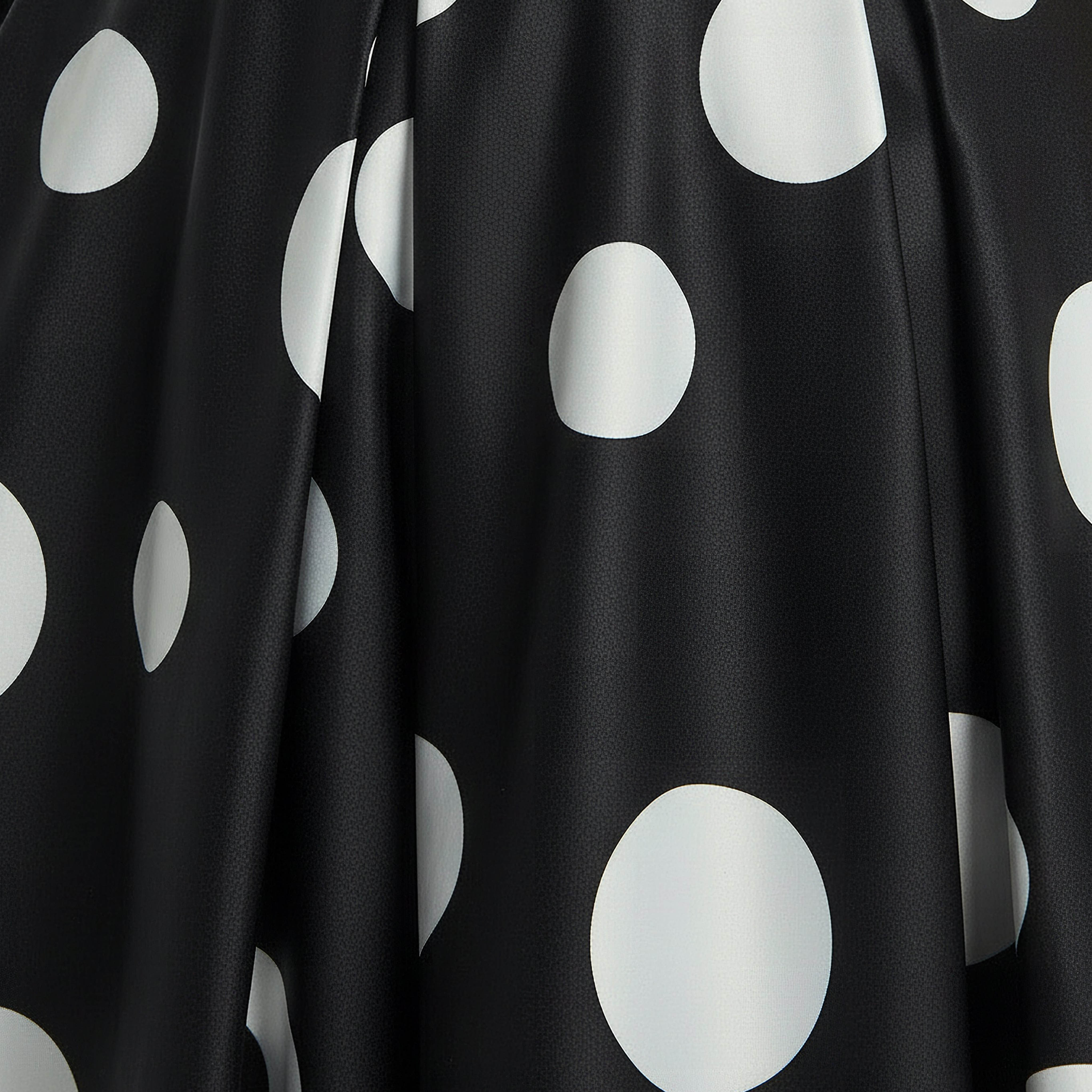 Maxi Polka Dot Print Skirt with Pockets-women-clothing-bottoms-skirts-image-2