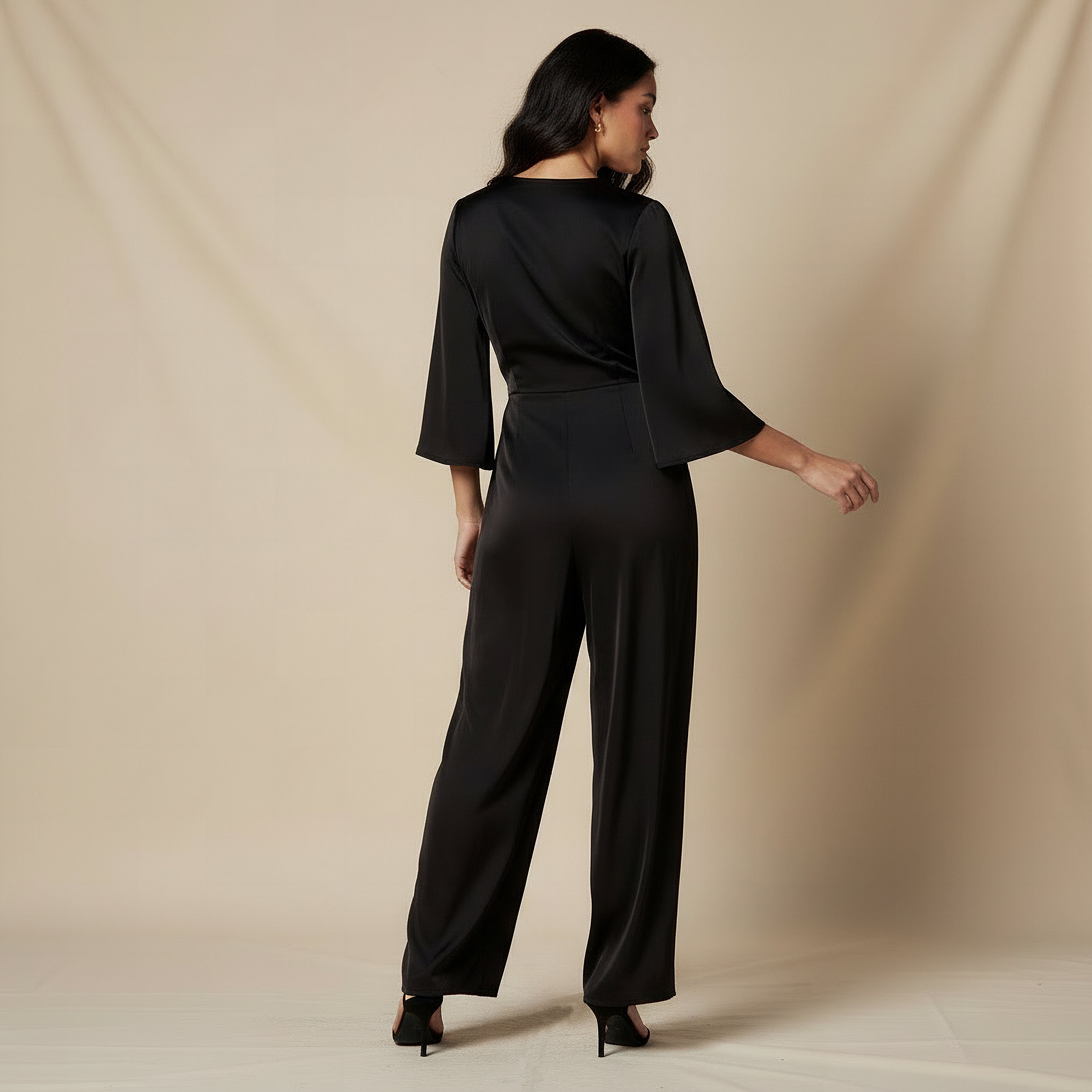 Jumpsuit Wide Leg with Buckle Detail-women-clothing-dresses-image-3