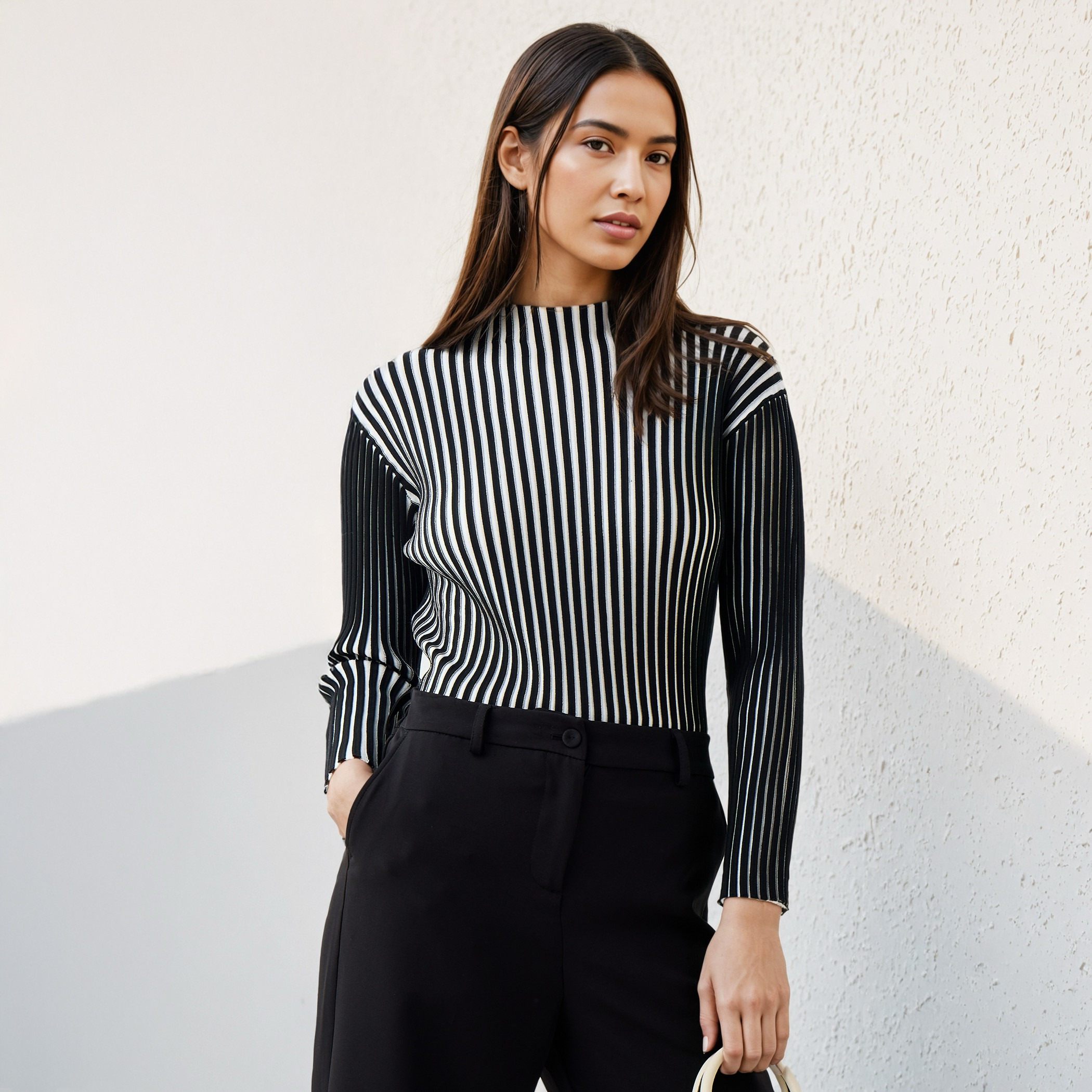 بلوزة مقلمة بياقة عالية-women-clothing-cardigansandjumpers-jumpers-image-6