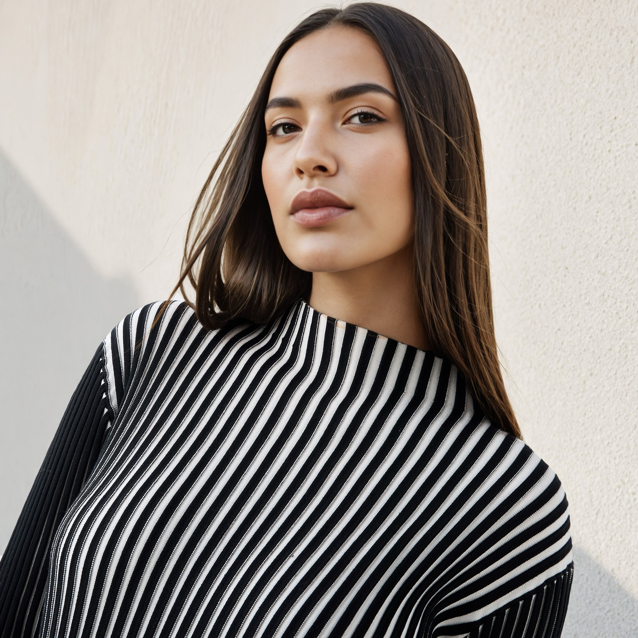 بلوزة مقلمة بياقة عالية-women-clothing-cardigansandjumpers-jumpers-image-2