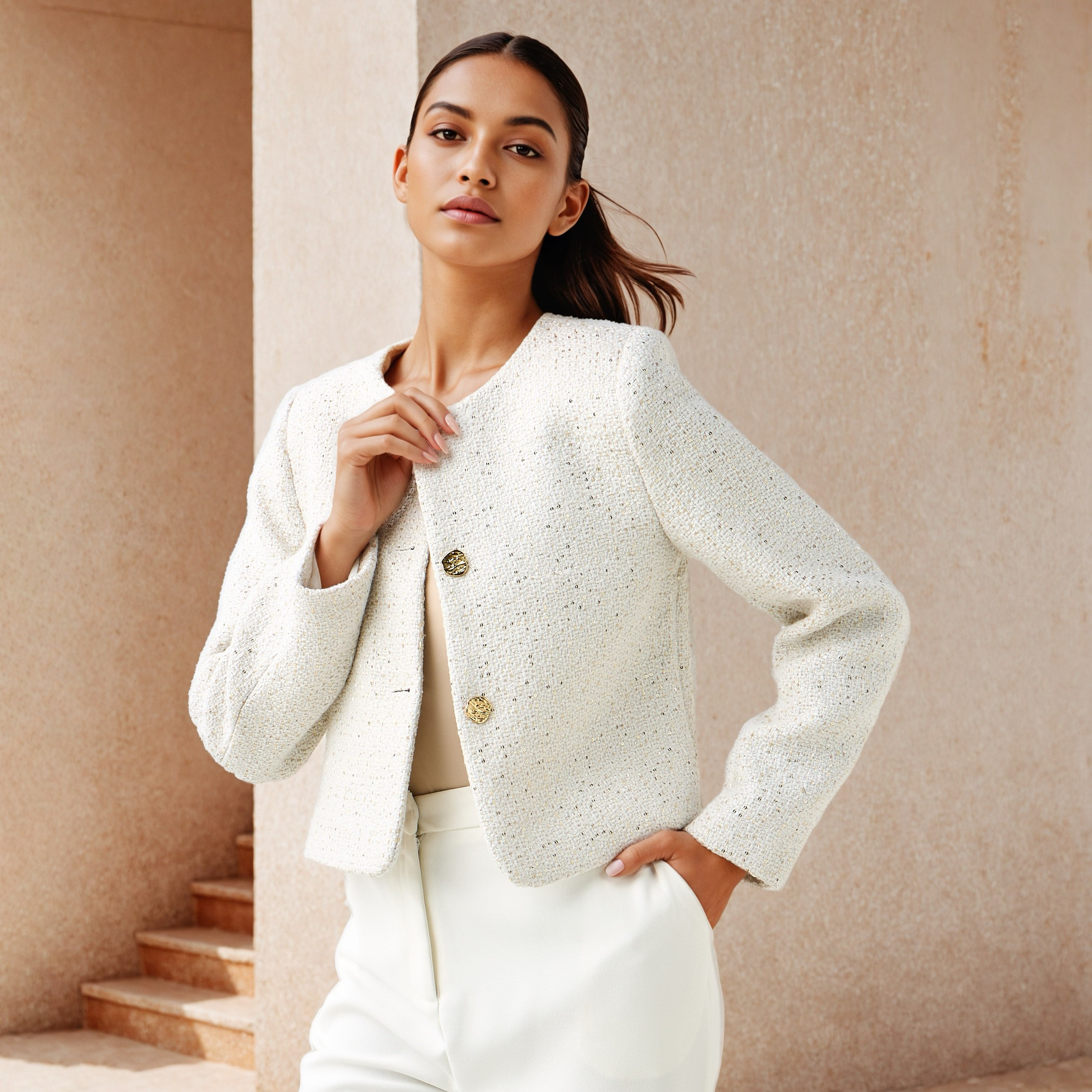 Embellished Tweed Jacket-women-winterwear-coatsandjackets-jackets-image-1