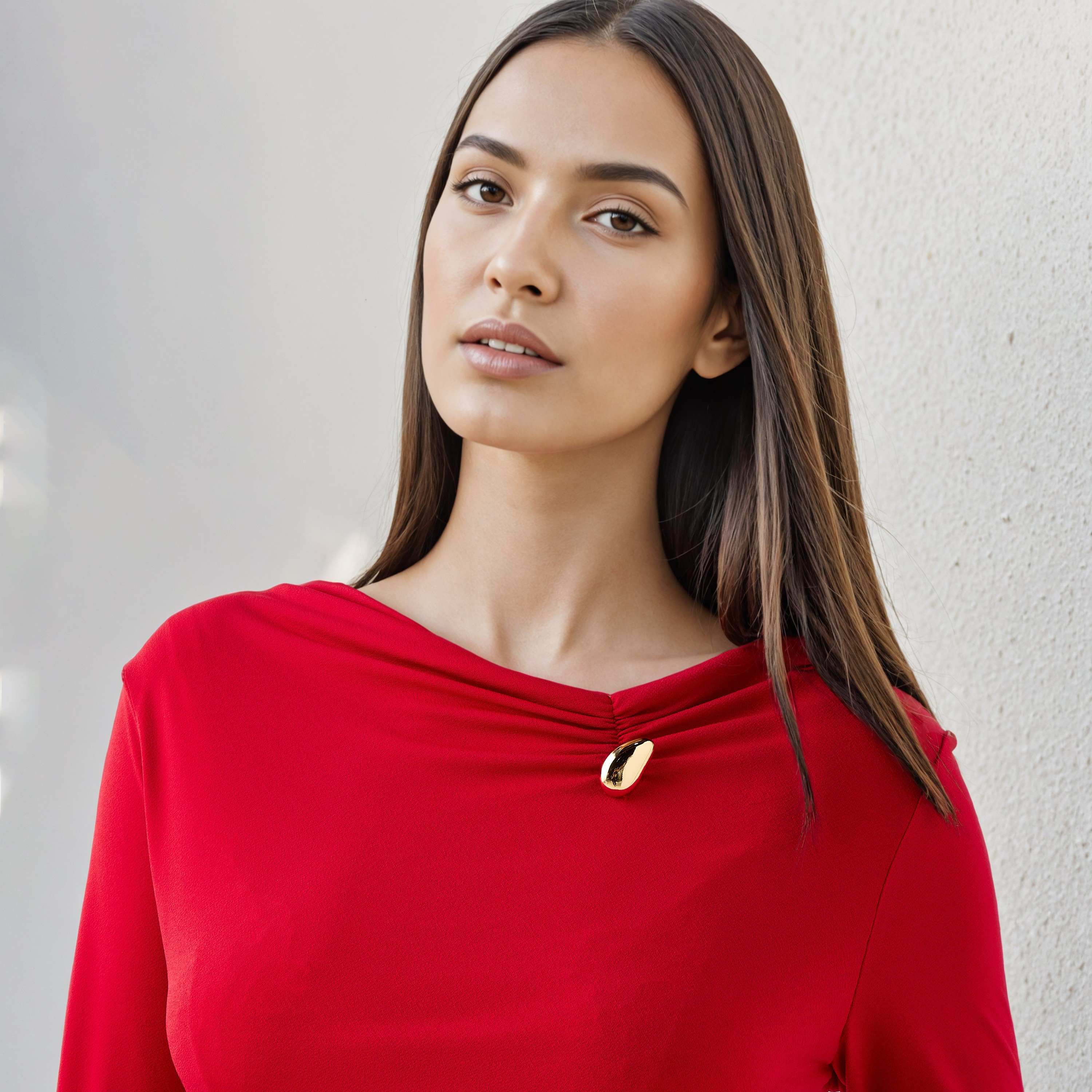 بلوزة بكشكش وأكمام جرس-women-clothing-tshirts-image-4