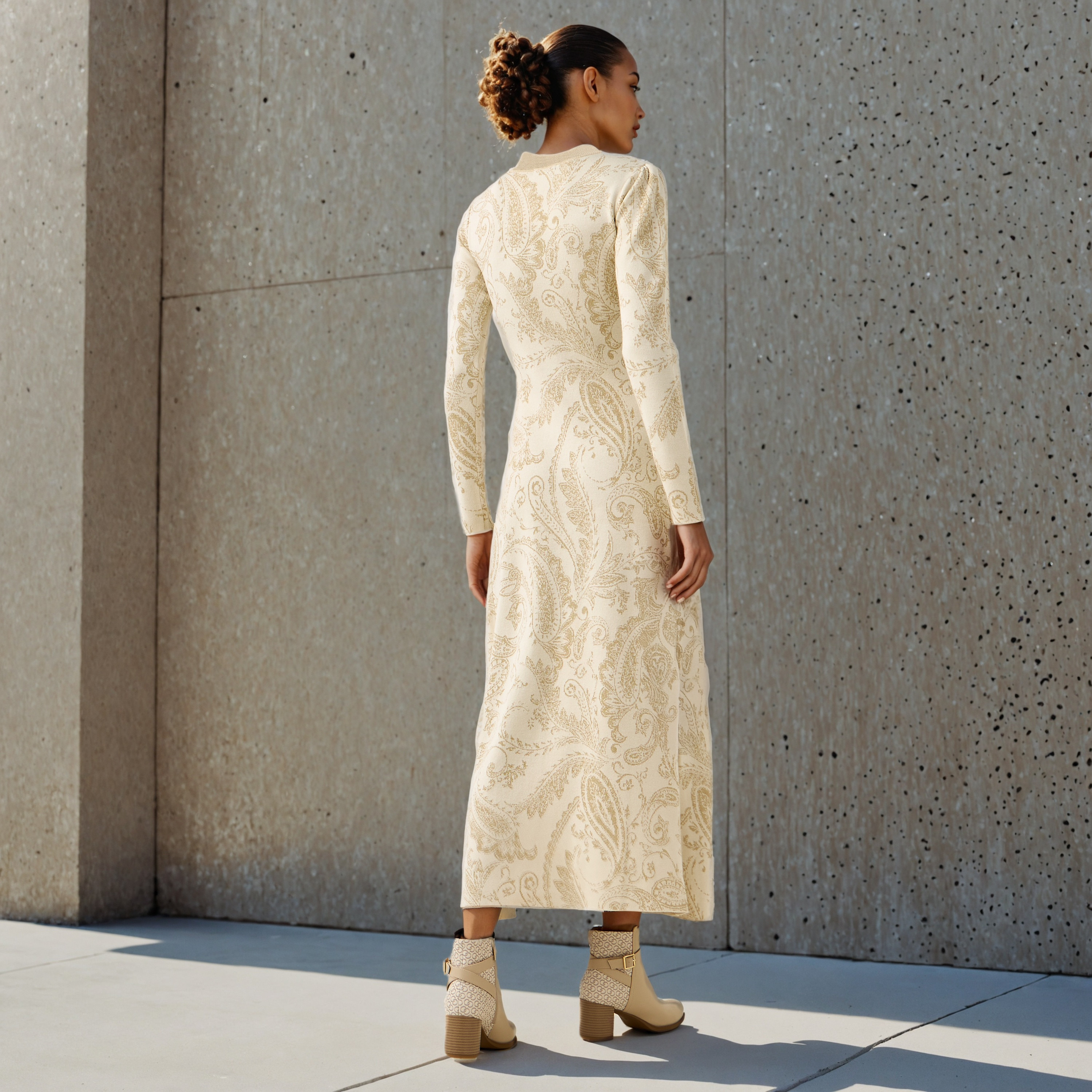 Paisley Print Maxi Dress with Long Sleeves-women-clothing-dresses-image-3