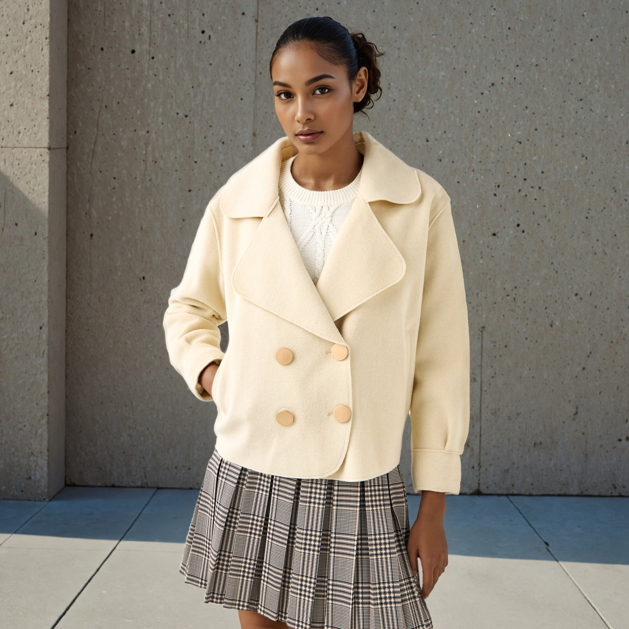 Button Accent Felt Jacket-women-winterwear-coatsandjackets-jackets-image-1