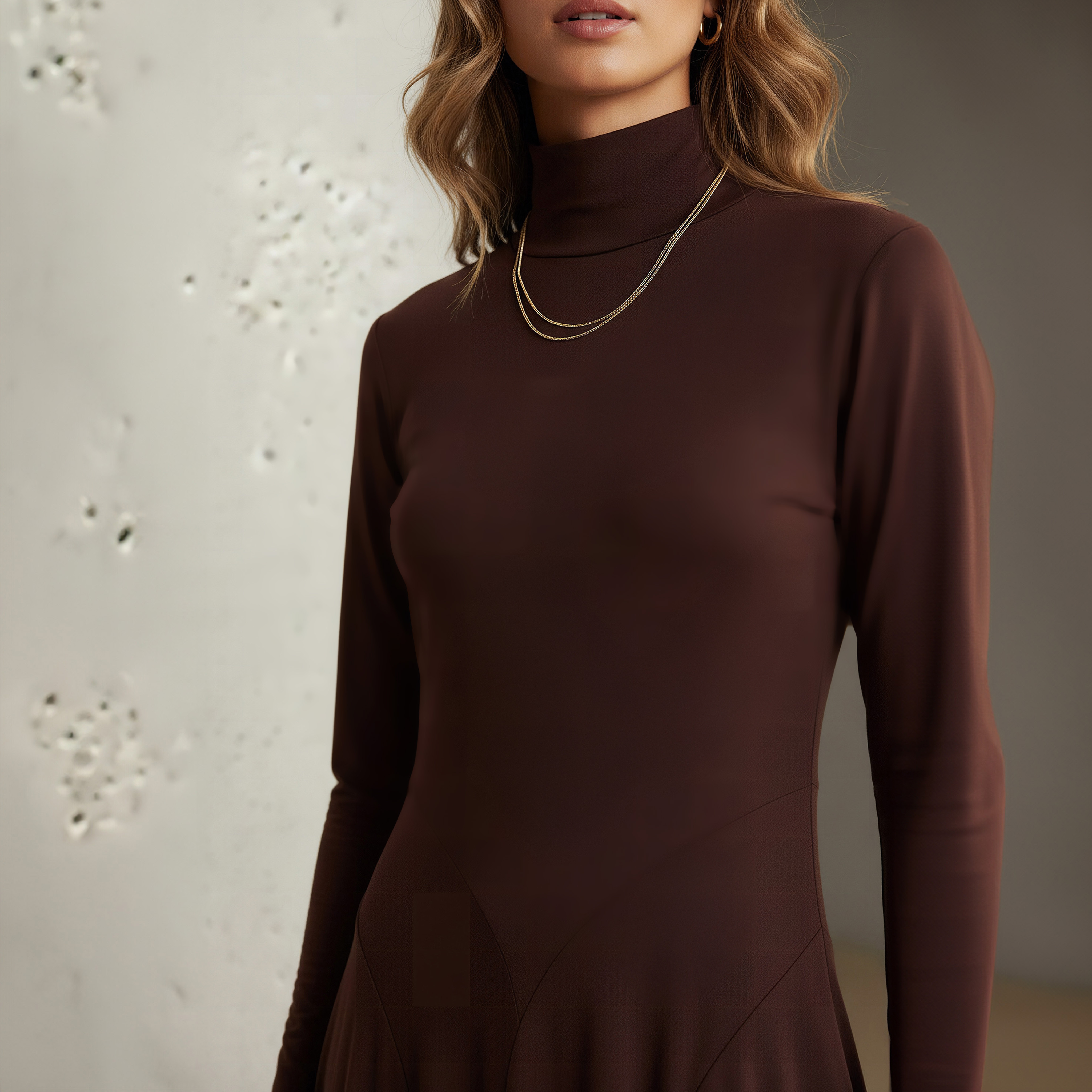 Panelled Maxi Dress with Long Sleeves-women-clothing-dresses-image-4