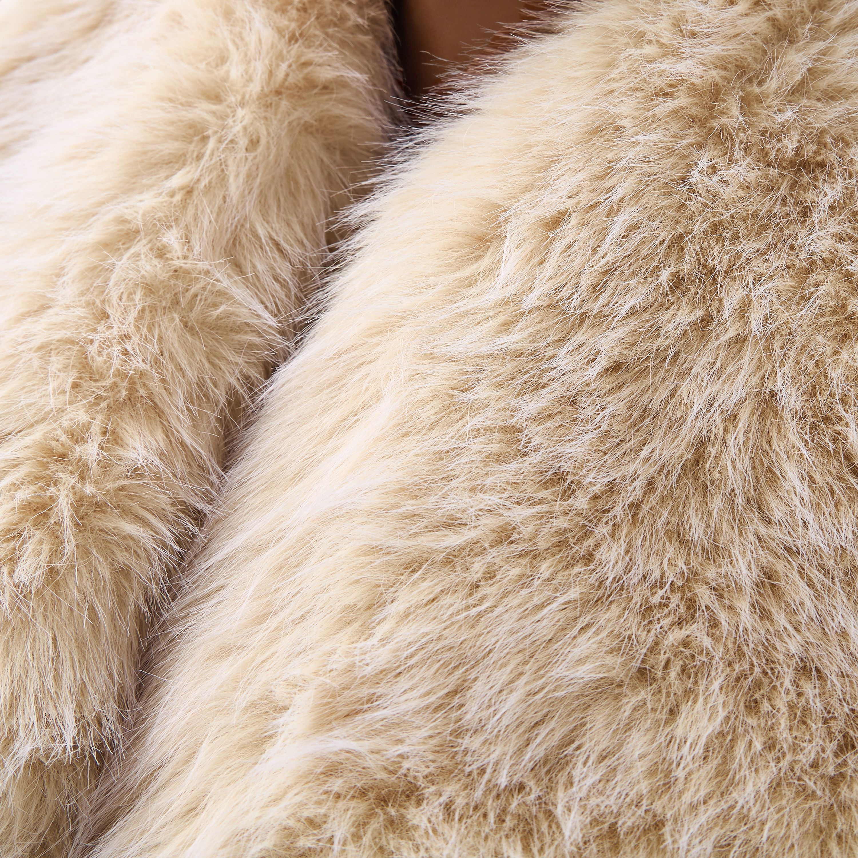 Cropped Fur Jacket with Long Sleeves-women-winterwear-coatsandjackets-jackets-image-5